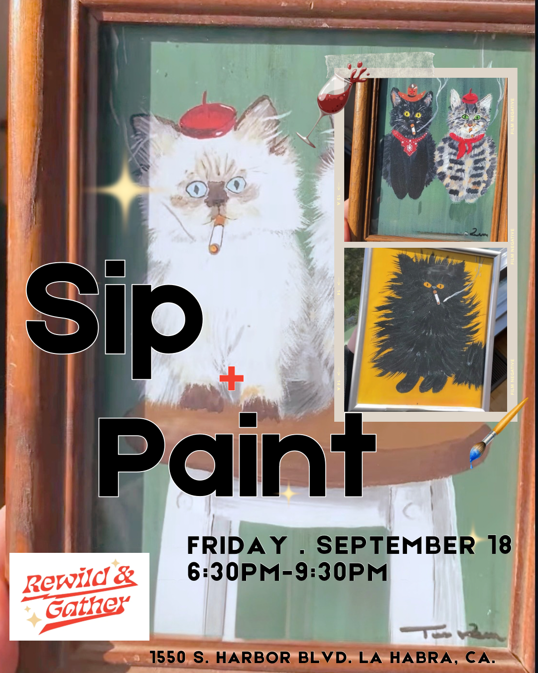 Sip + Paint