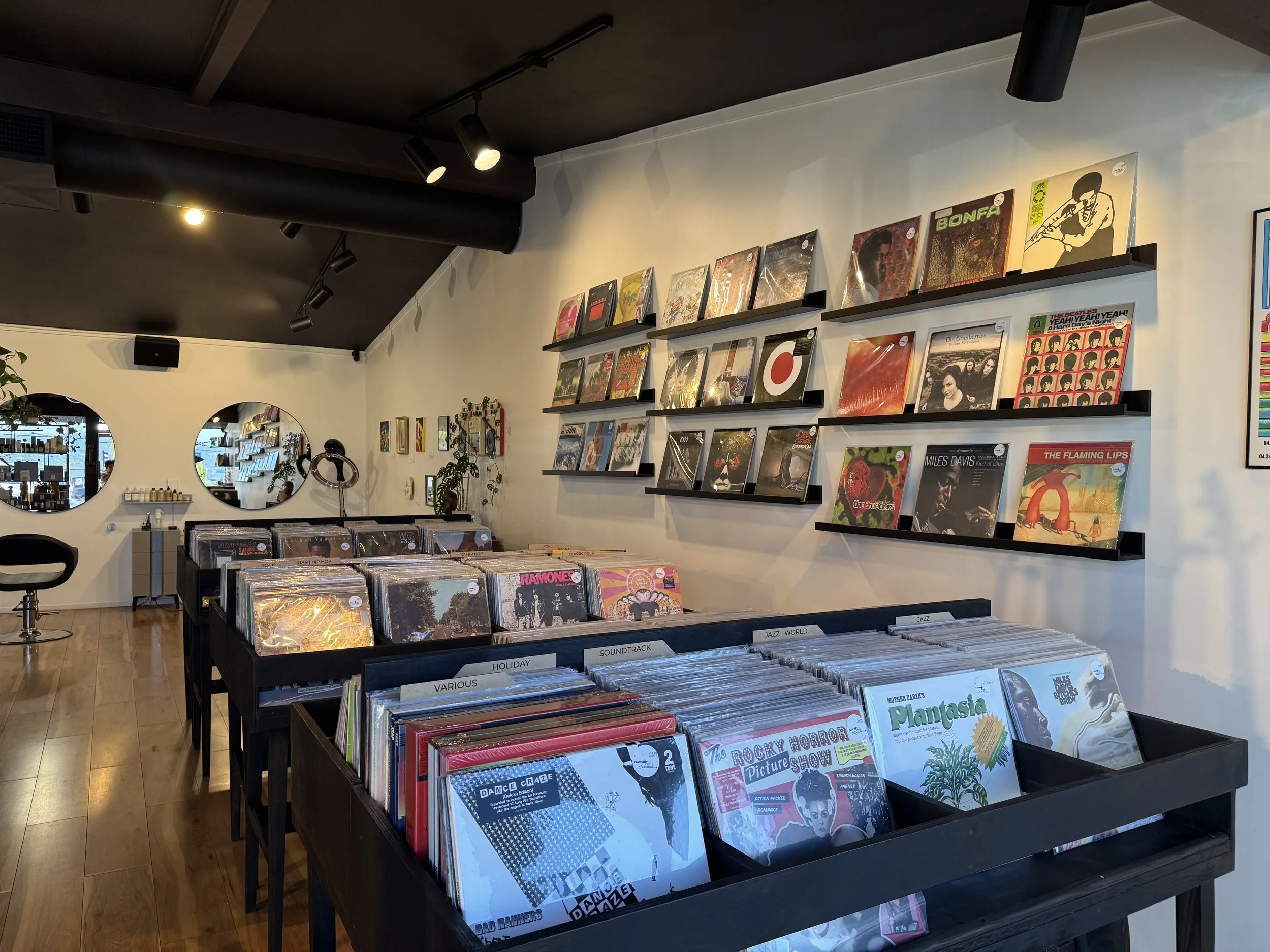 vinyl record store