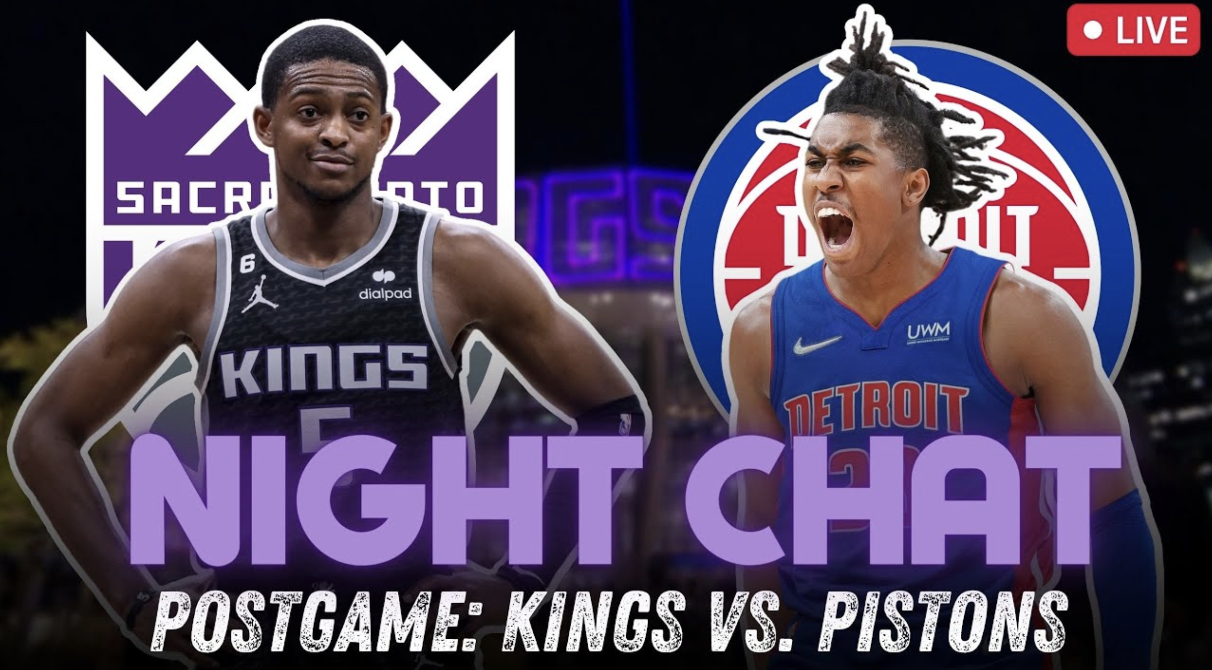 Kings beat Pistons for 6th straight for 1st time since 2005