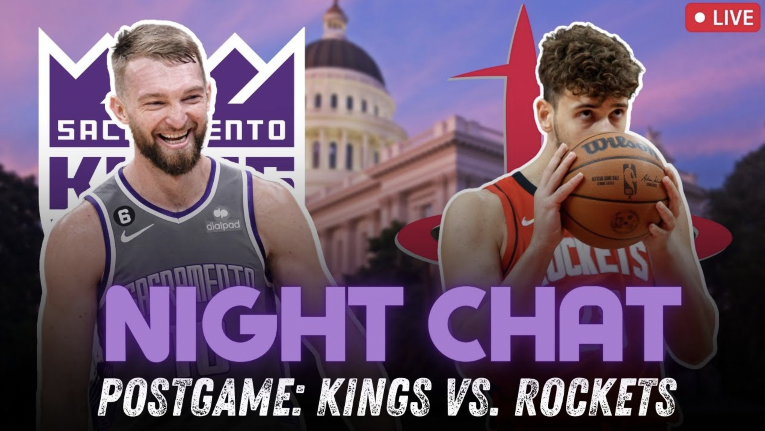 Kings reach halfway point at 23-18 with win over Rockets