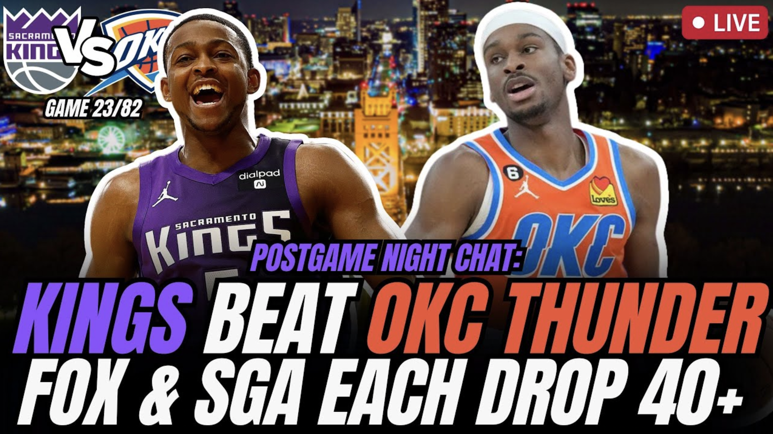 De'Aaron drops 41, Keon Ellis shines in win over OKC &amp; Kings add JTA