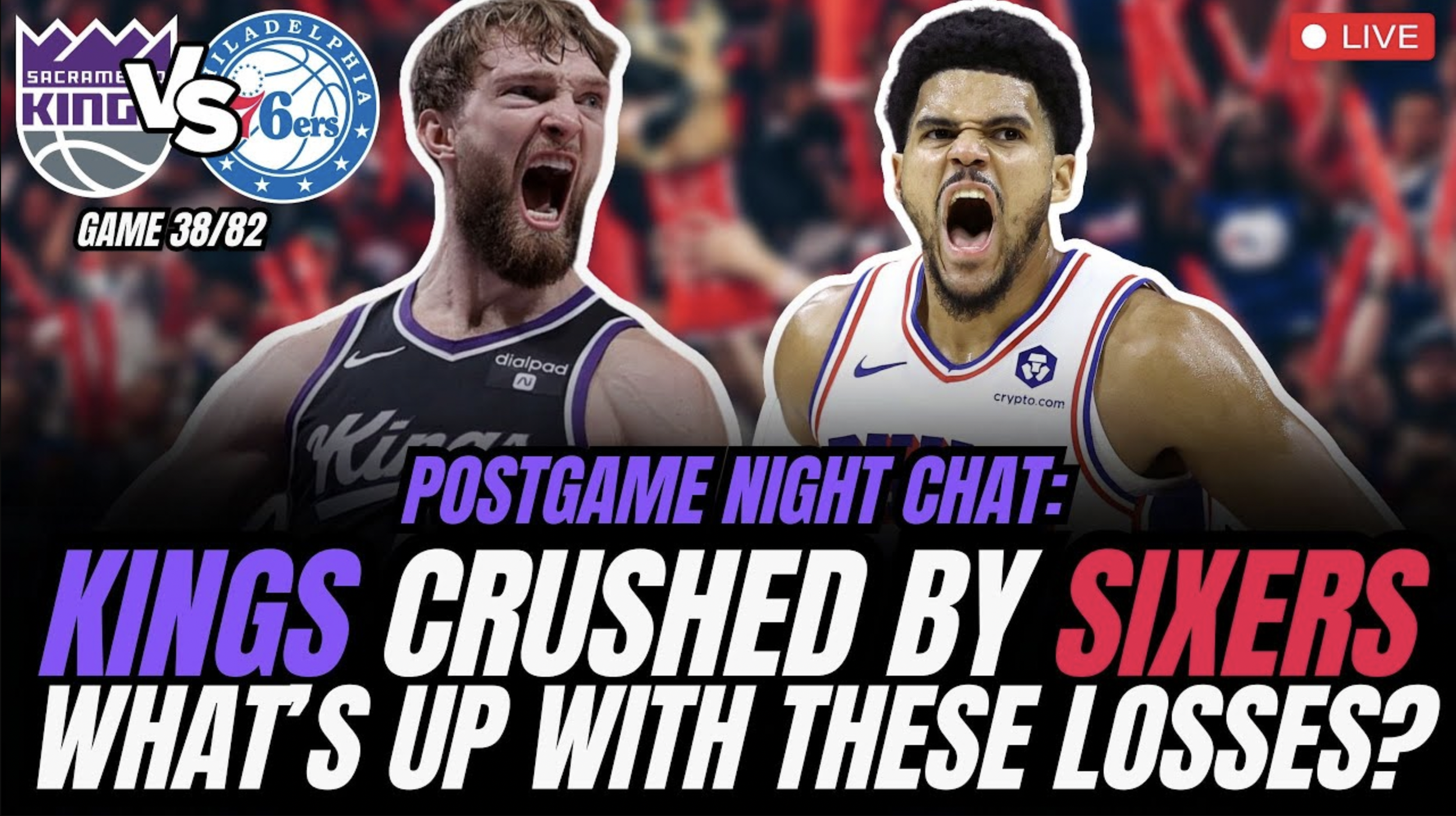 Kings DOMINATED by Sixers without Embiid, what's going on in losses &amp; roster depth