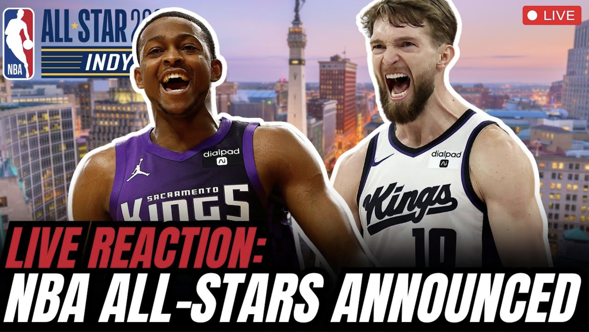 Sabonis and Fox NOT named NBA All-Stars