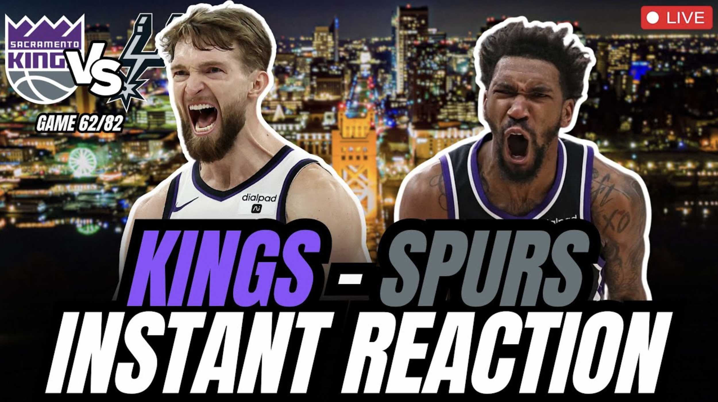 Kings rally late to beat Spurs