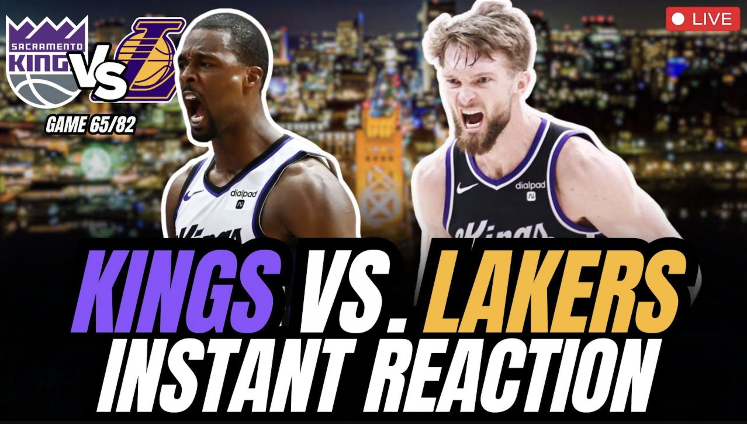 Kings SWEEP Lakers with big home win, Sabonis dominates AD and Keon Ellis
