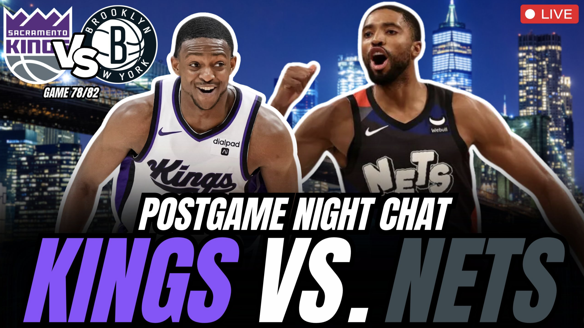 Kings in the RACE for 6th?! Kings-Nets reaction
