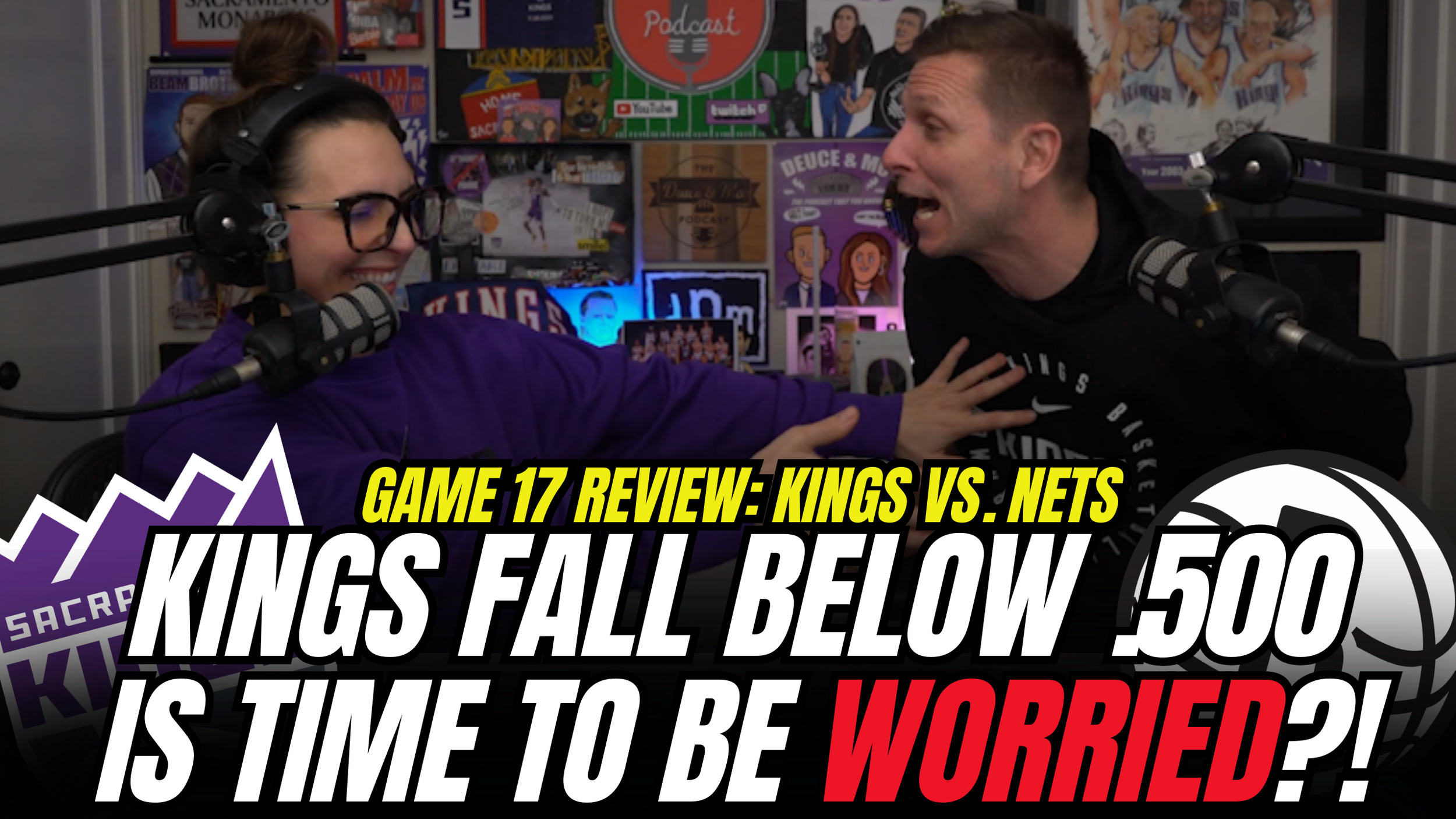 Kings are BELOW .500. Is it time to be worried?