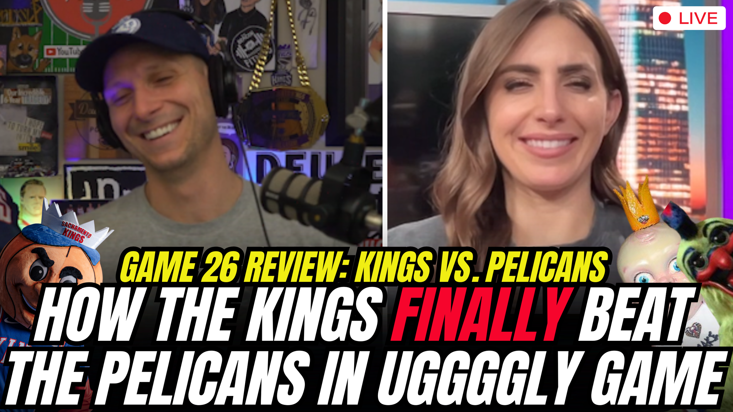 How the Kings won ugly &amp; FINALLY beat the Pels