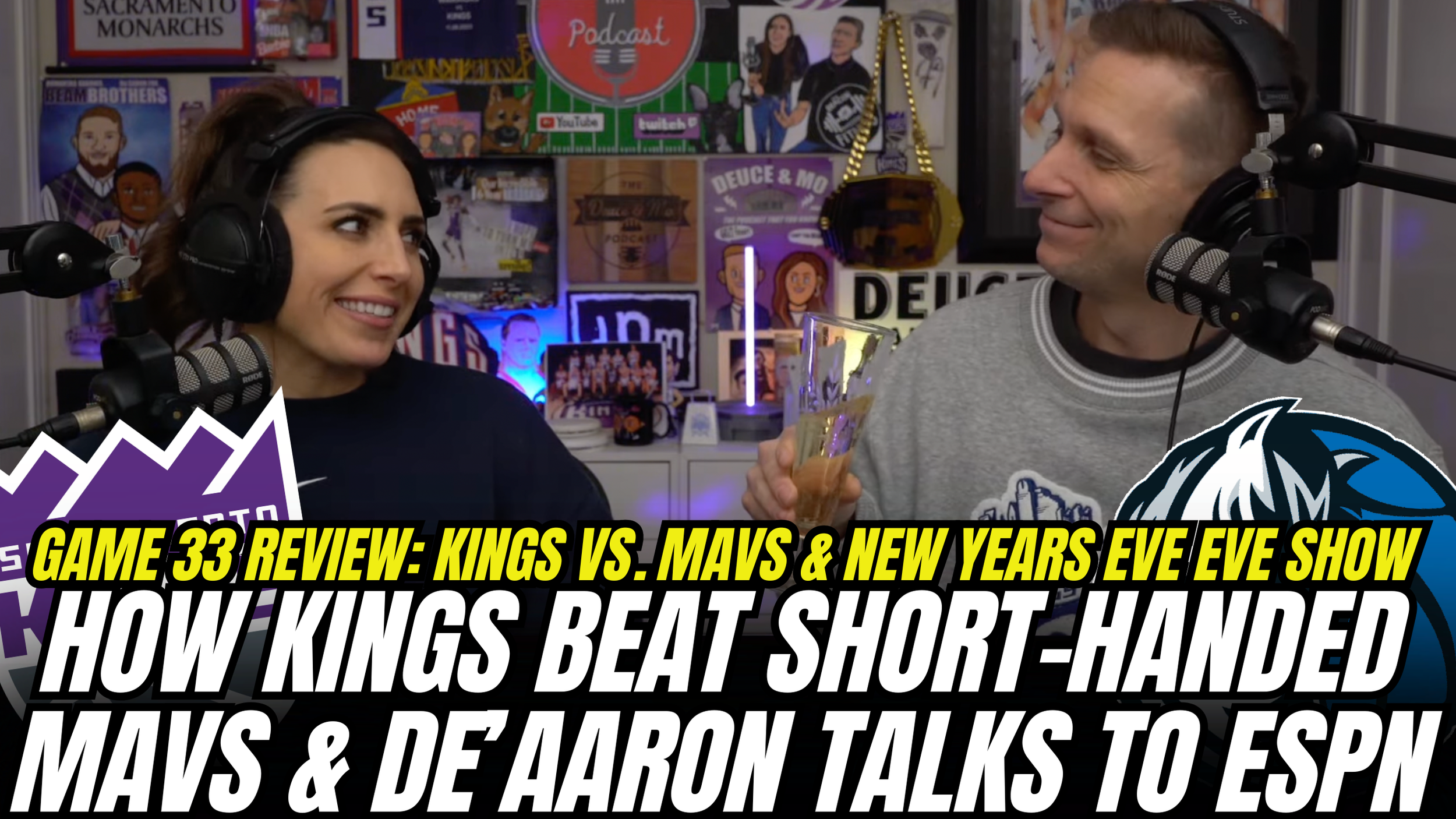 How the Kings beat short-handed Mavs &amp; De'Aaron talks to ESPN