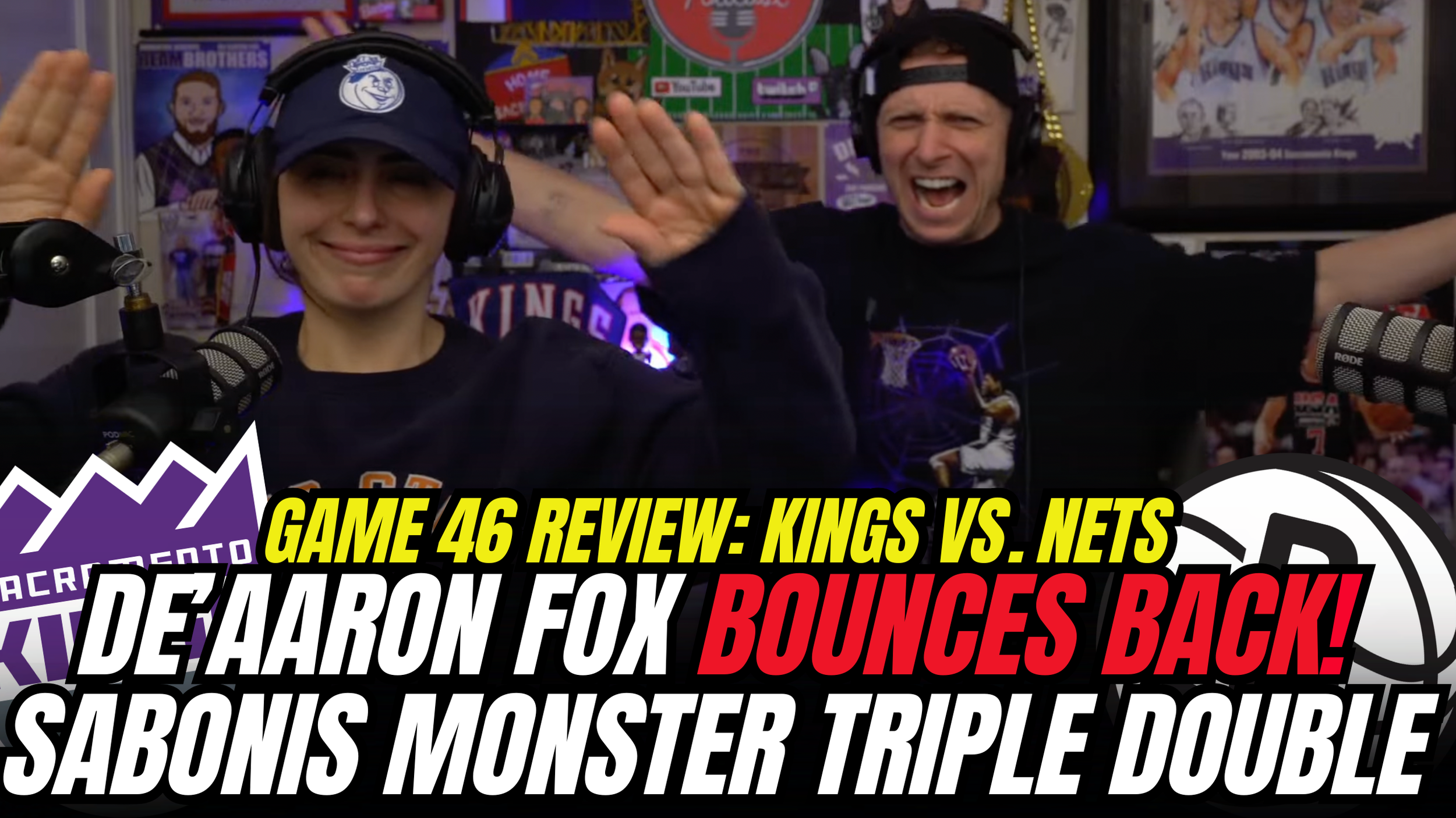 De'Aaron Fox SHINES, Sabonis Dominates with Triple-Double