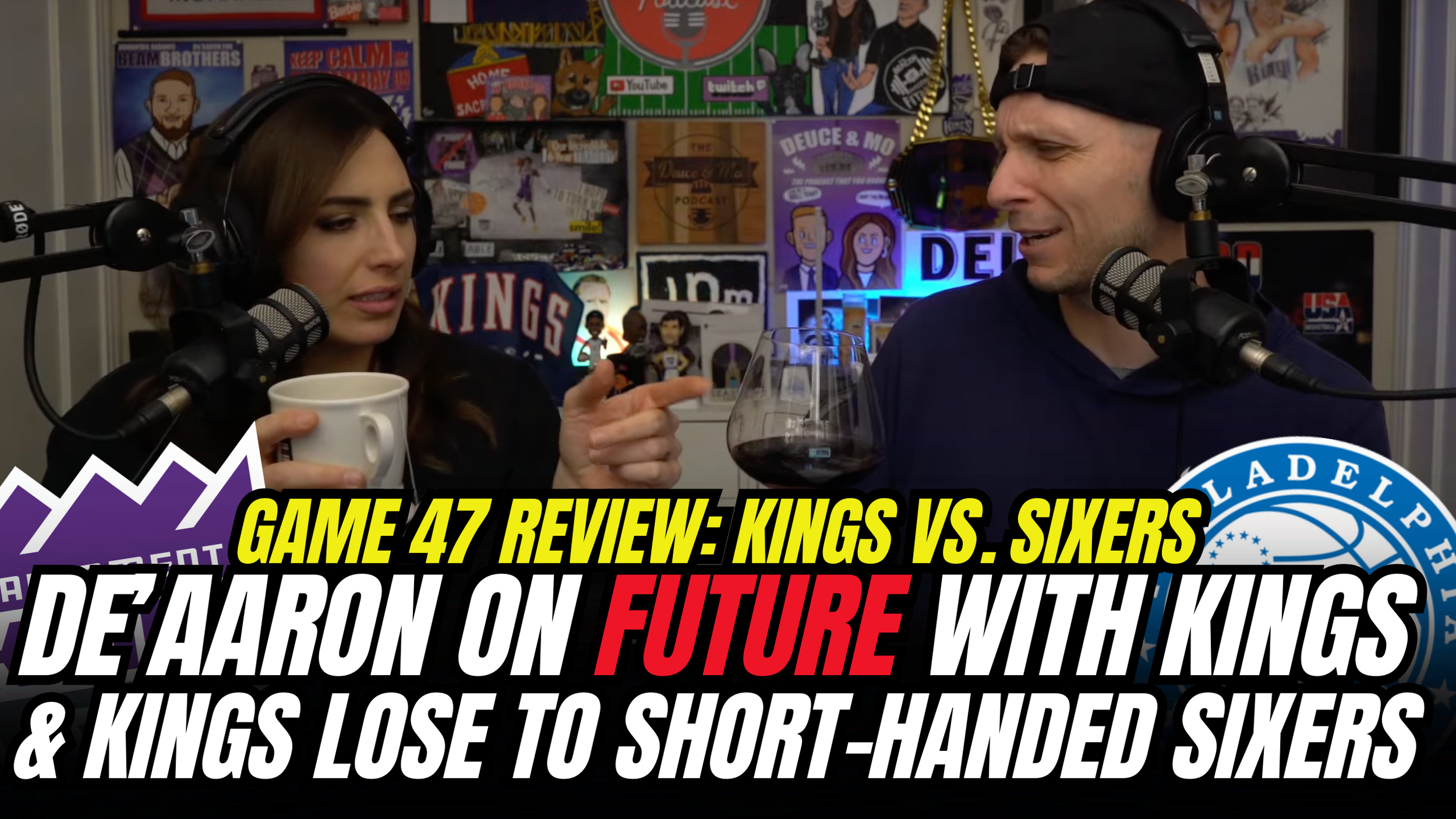 De’Aaron Fox on His Future &amp; Kings LOSE in Philly