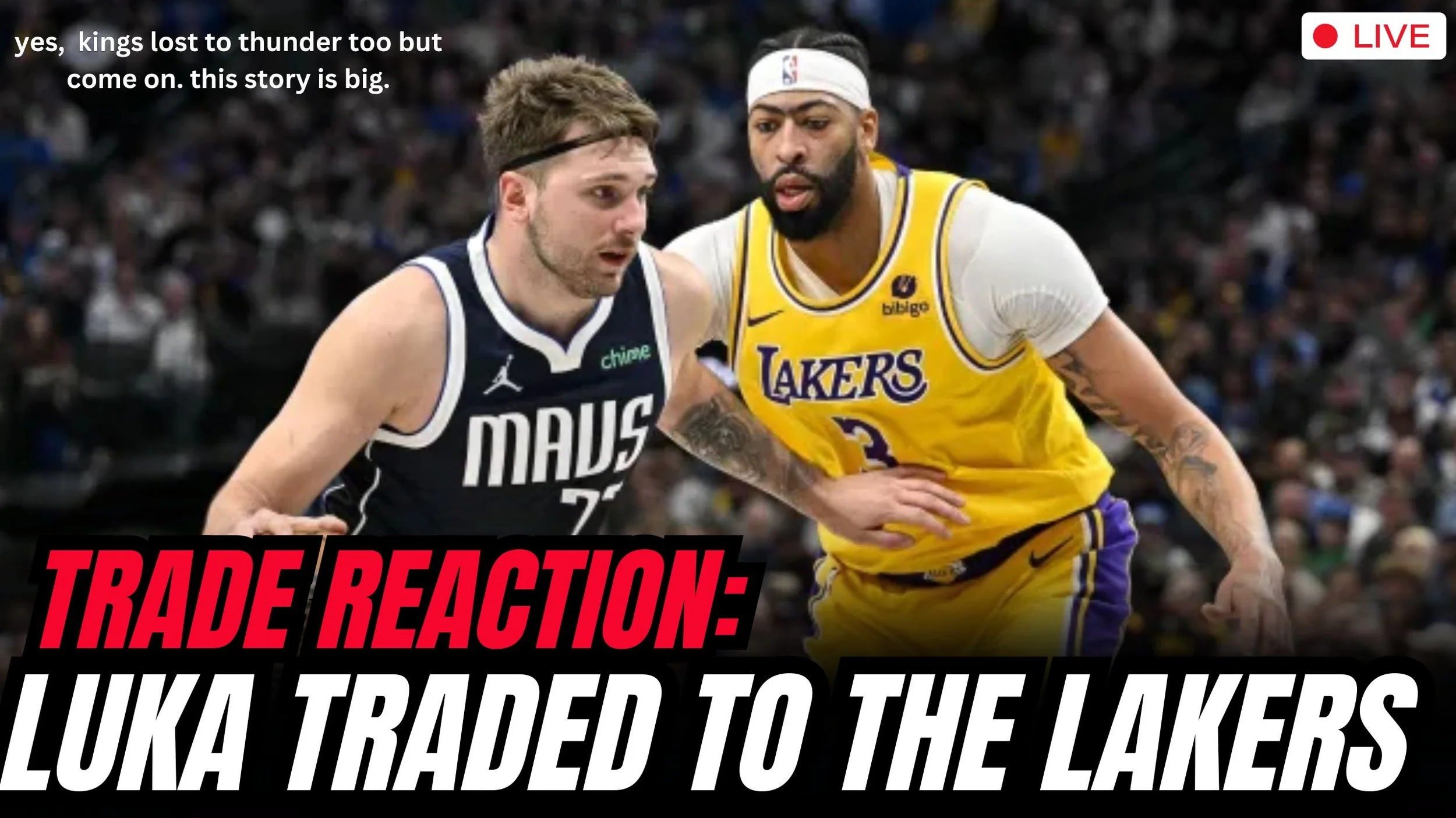 Luka Doncic TRADED to Lakers &amp; AD to the Mavs