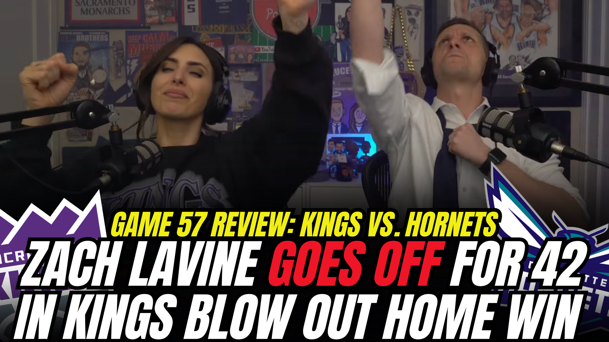 LaVine GOES OFF for 42 PTS in Kings' Blowout Win
