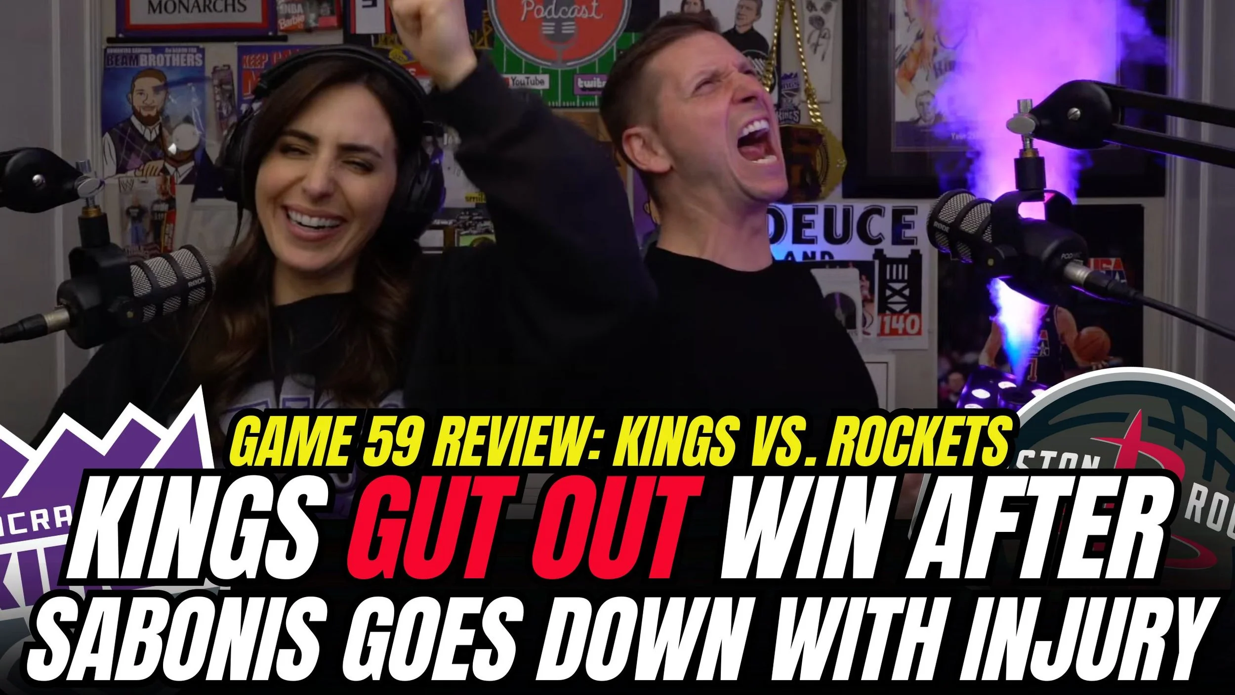 Kings GUT OUT Win After Sabonis Goes Down