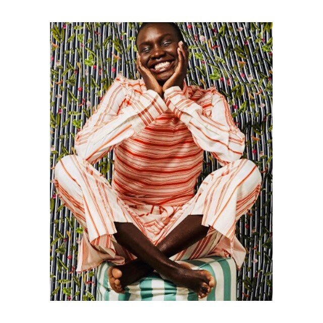 Probably the most joyous image of stripes I've seen in awhile. #Repost @missadot
▪
▪
▪
▪
by @wsjoffduty ,@jilsander
Photo @fmrphoto 
#StripesOnStripes
#SincerelyAriana #HomeoftheHappyPlaces
#AllAboutTheNarrative #PalettesForThought
#CollectedGems #AB