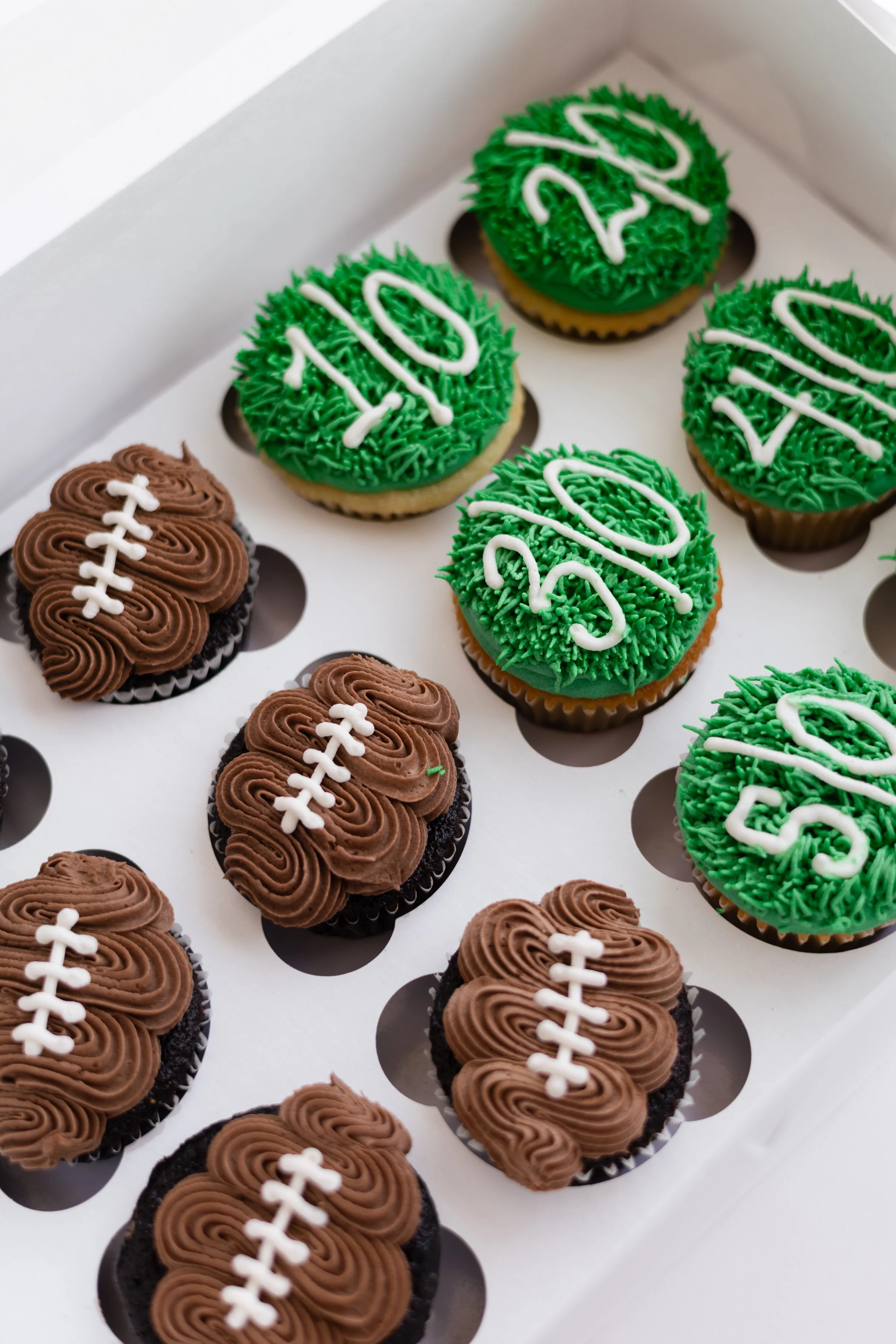 Football Countdown Cupcake Box
