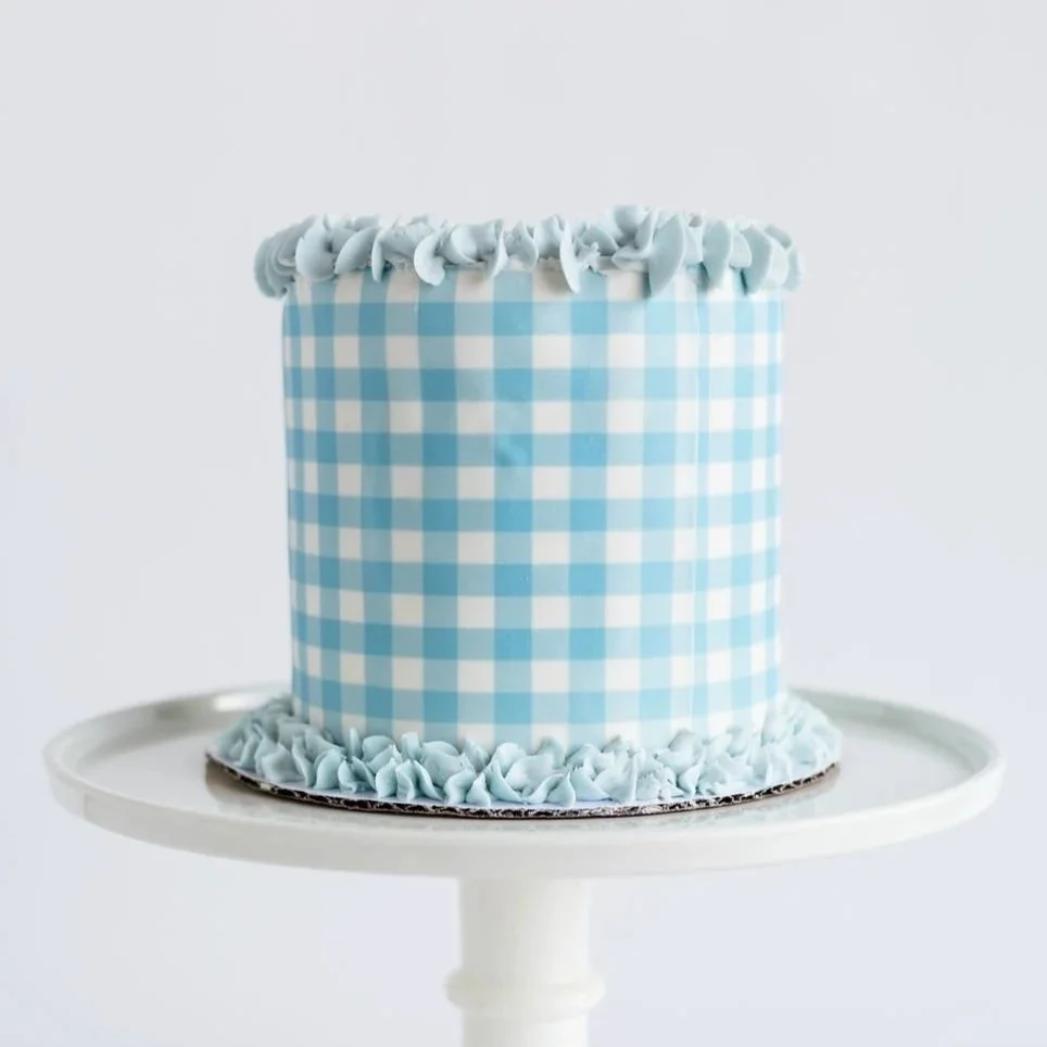 Classic Gingham Cake