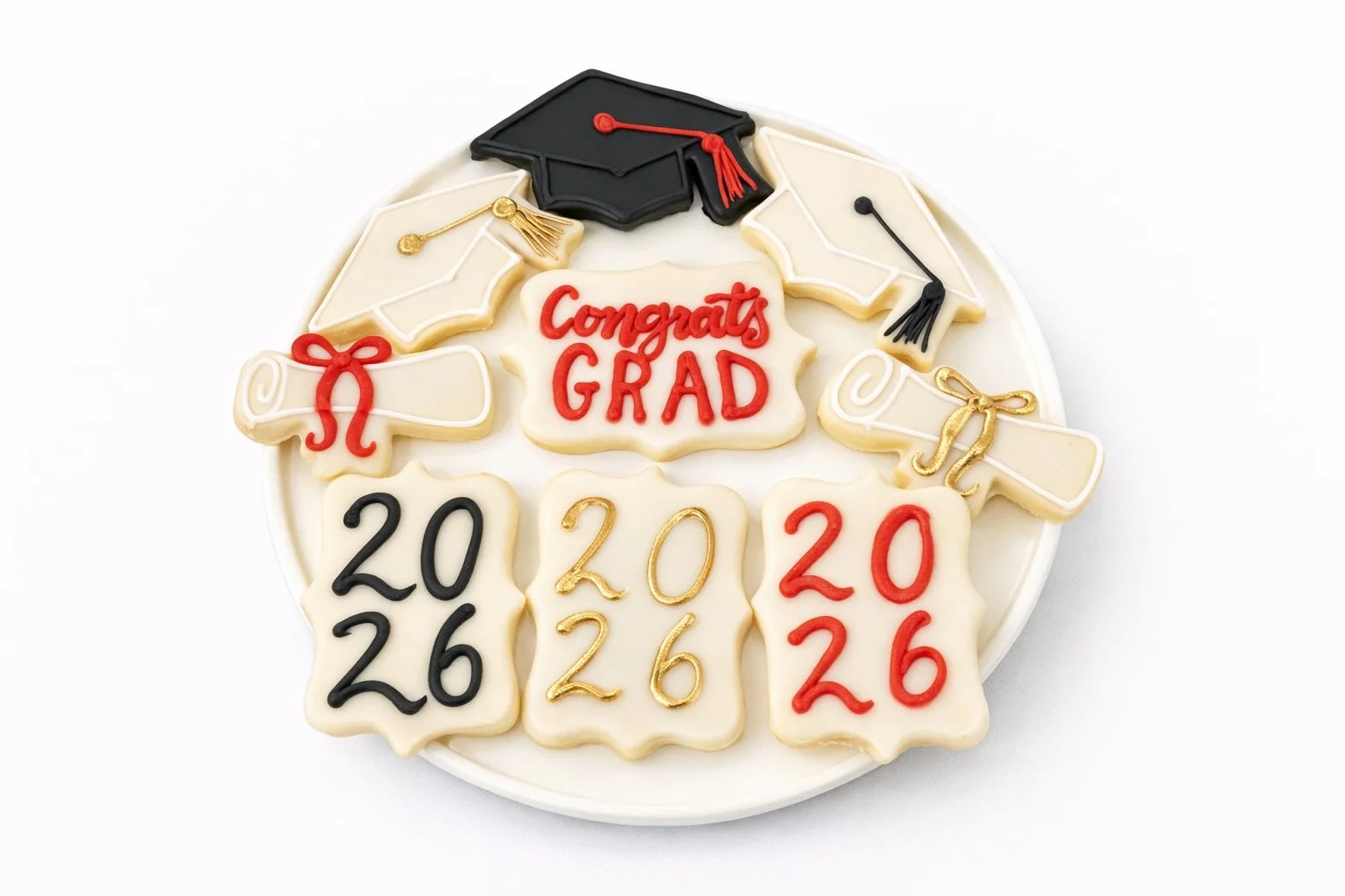 Graduation Iced Tea Cakes – Class of 2026 Cookies