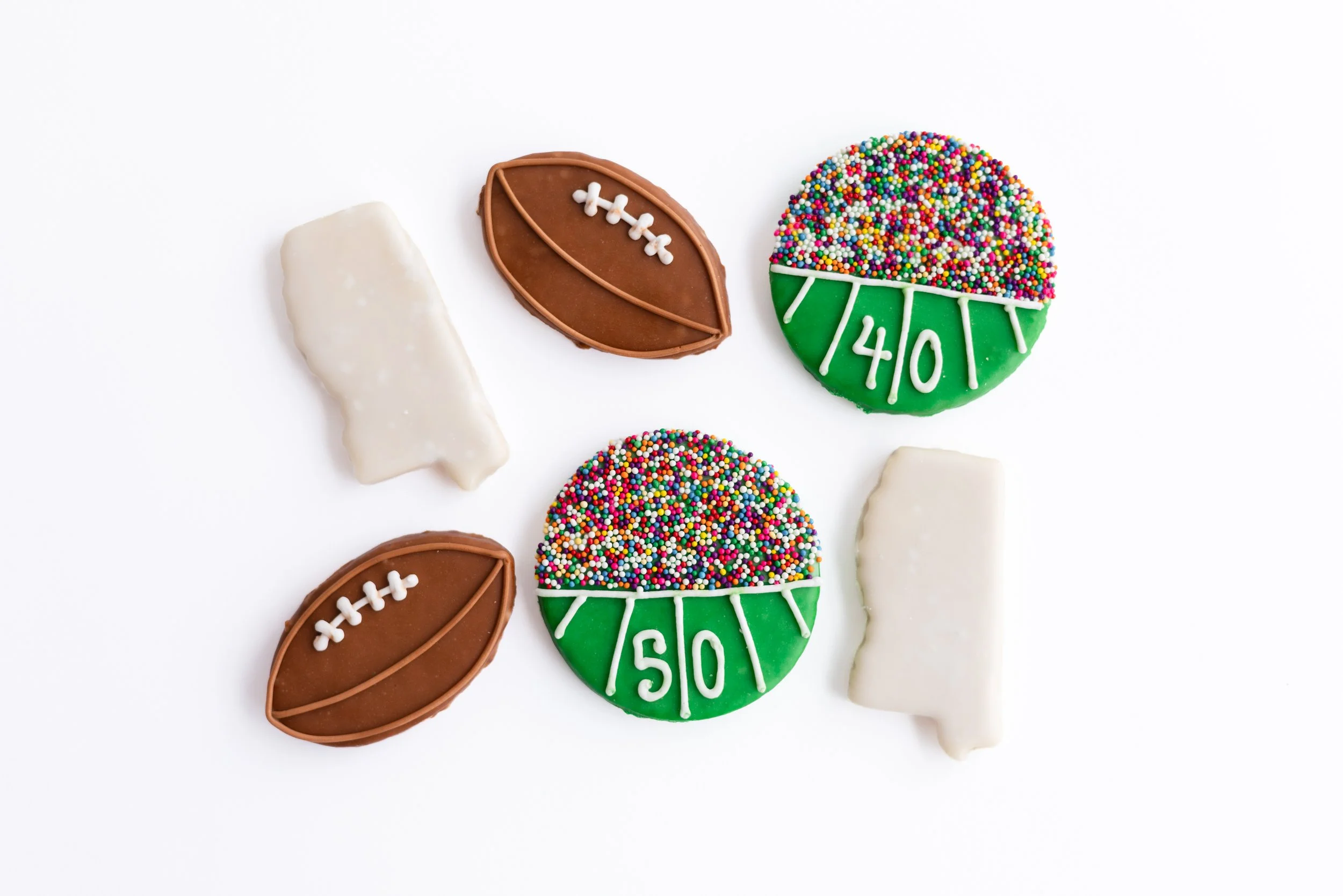 Football Iced Tea Cakes