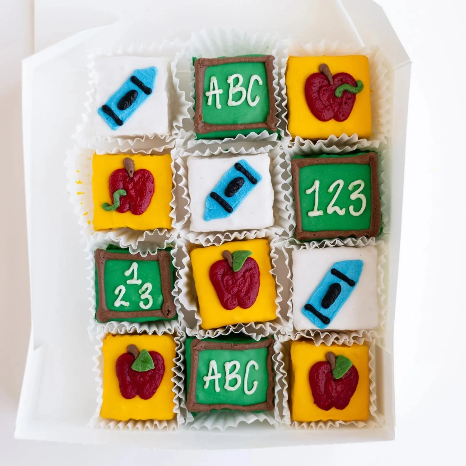 Back to School Petit Four Box