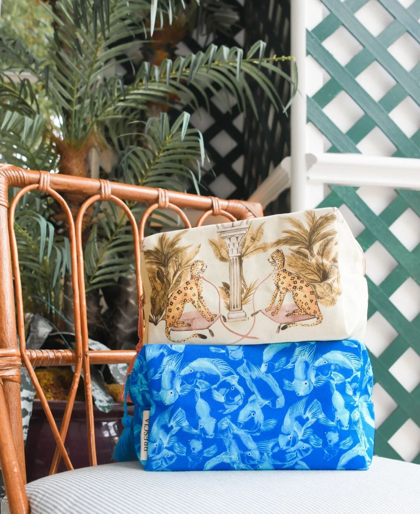 Nothing says Palm Beach like vibrant colors and fauna motifs. (Swipe to see a real Regal Feline)
