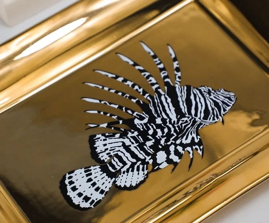 Lionfish but make it luxury. The Treasure Tray.