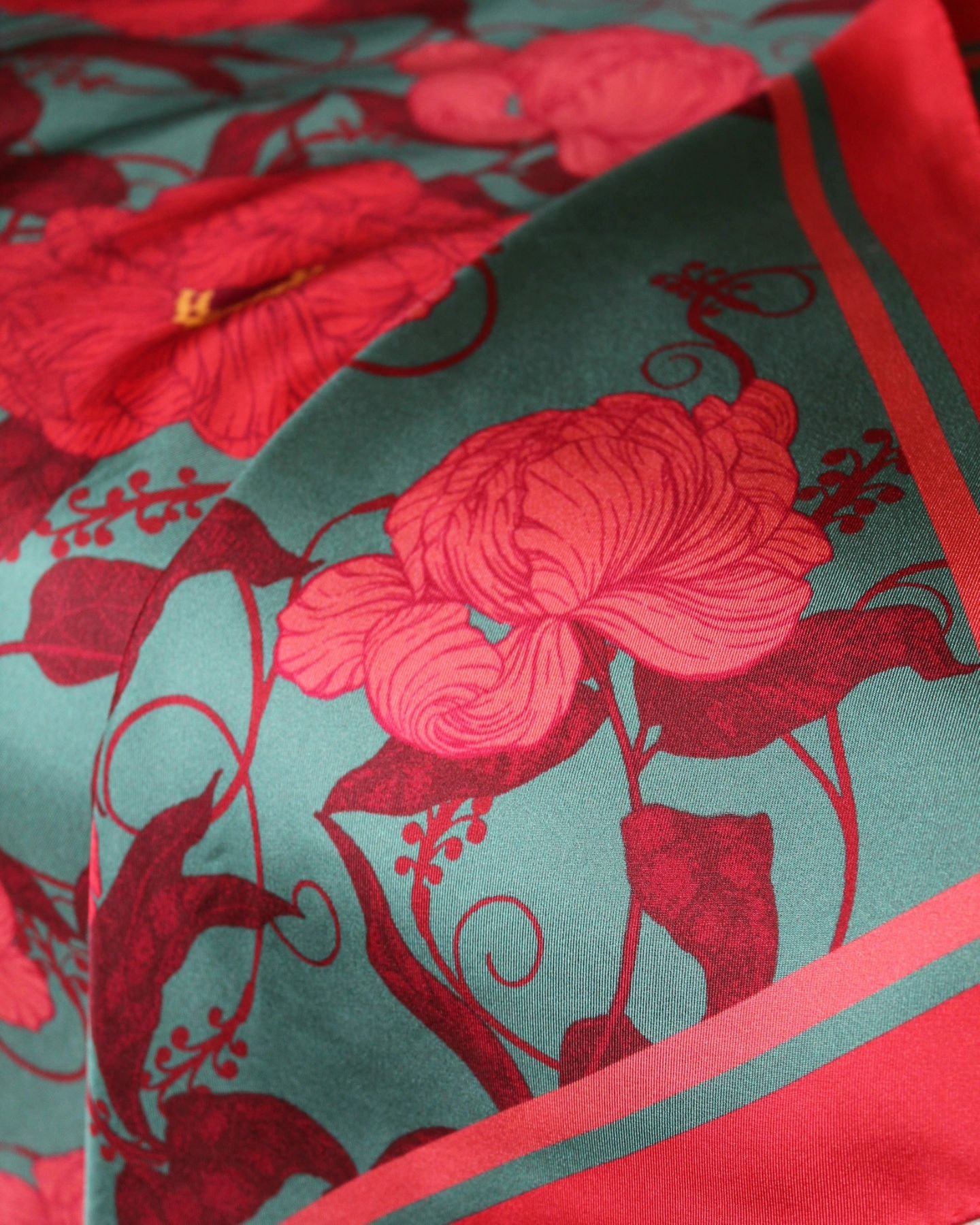 The classic Whimsical Garden scarf. So luscious and buttery soft.