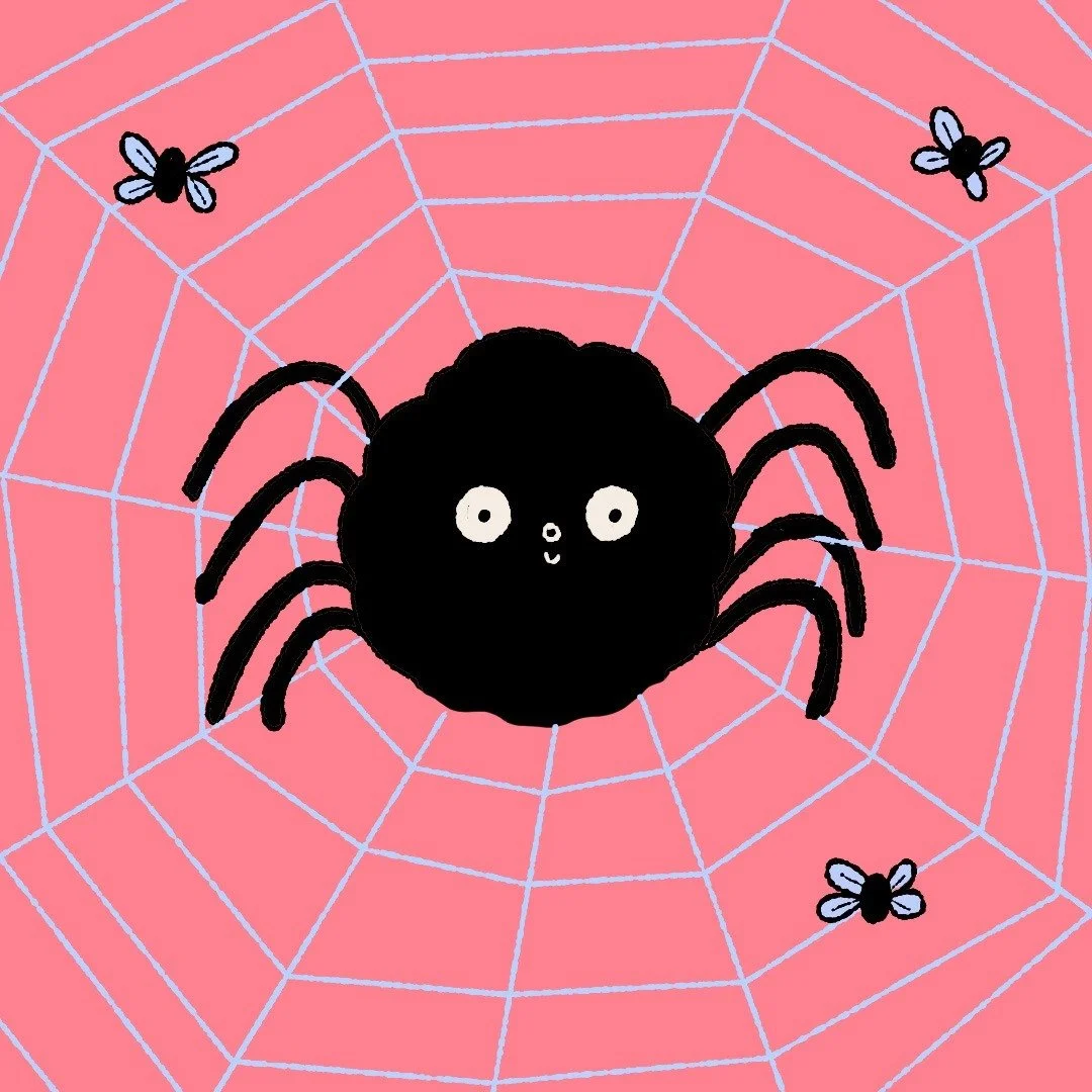 Day 31. Spider! 🕷 And that's a wrap on Peachtober! Hope you all had a fun Halloween!

31 illustrations, 31 days! (not consecutively 😂), but we got there in the end! 

#Peachtober24Spider #Peachtober24