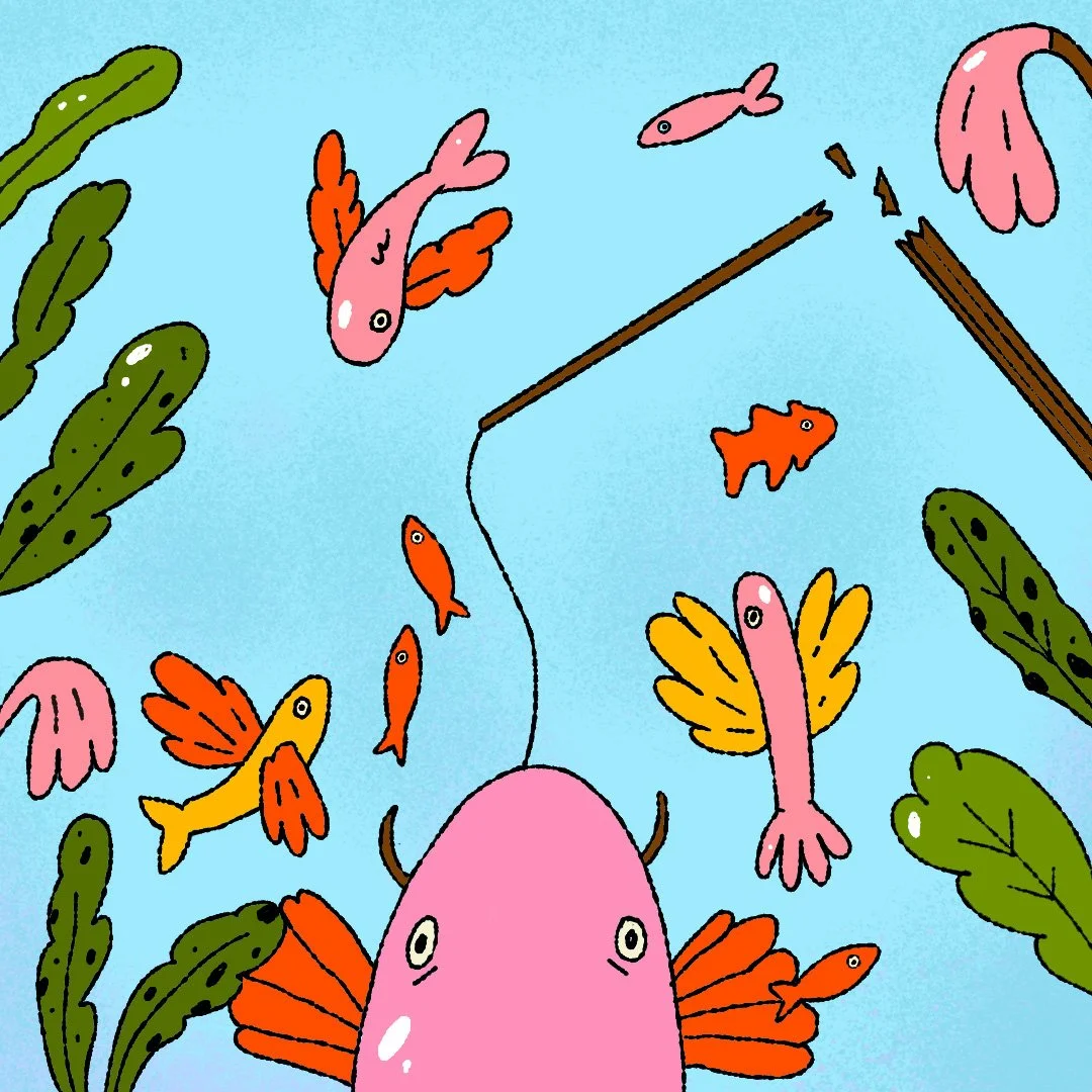 29. Break 🐟 #peachtober24break #peachtober24