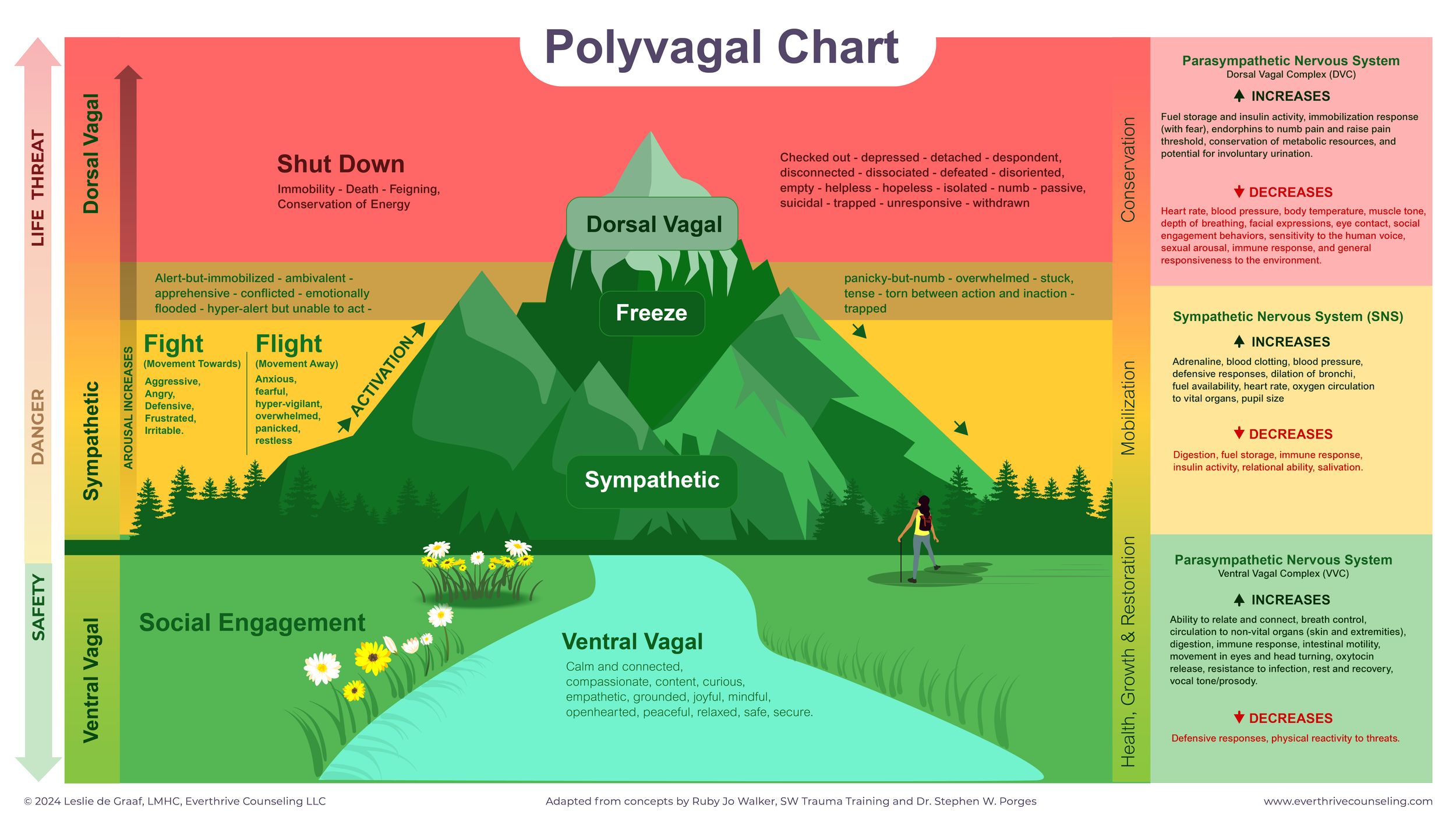Emotional regulation through Polyvagal Theory