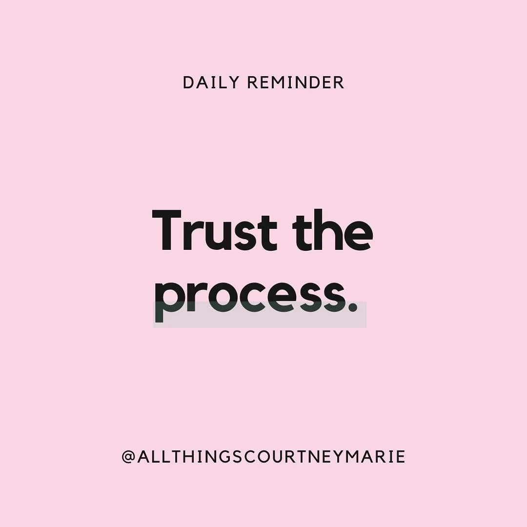 ✨ Trust the Process ✨

Every season of your life is preparing you for what&rsquo;s next. The setbacks, the waiting periods, the unexpected detours&mdash;they all serve a purpose. Keep going, keep believing, and trust that everything is unfolding in d