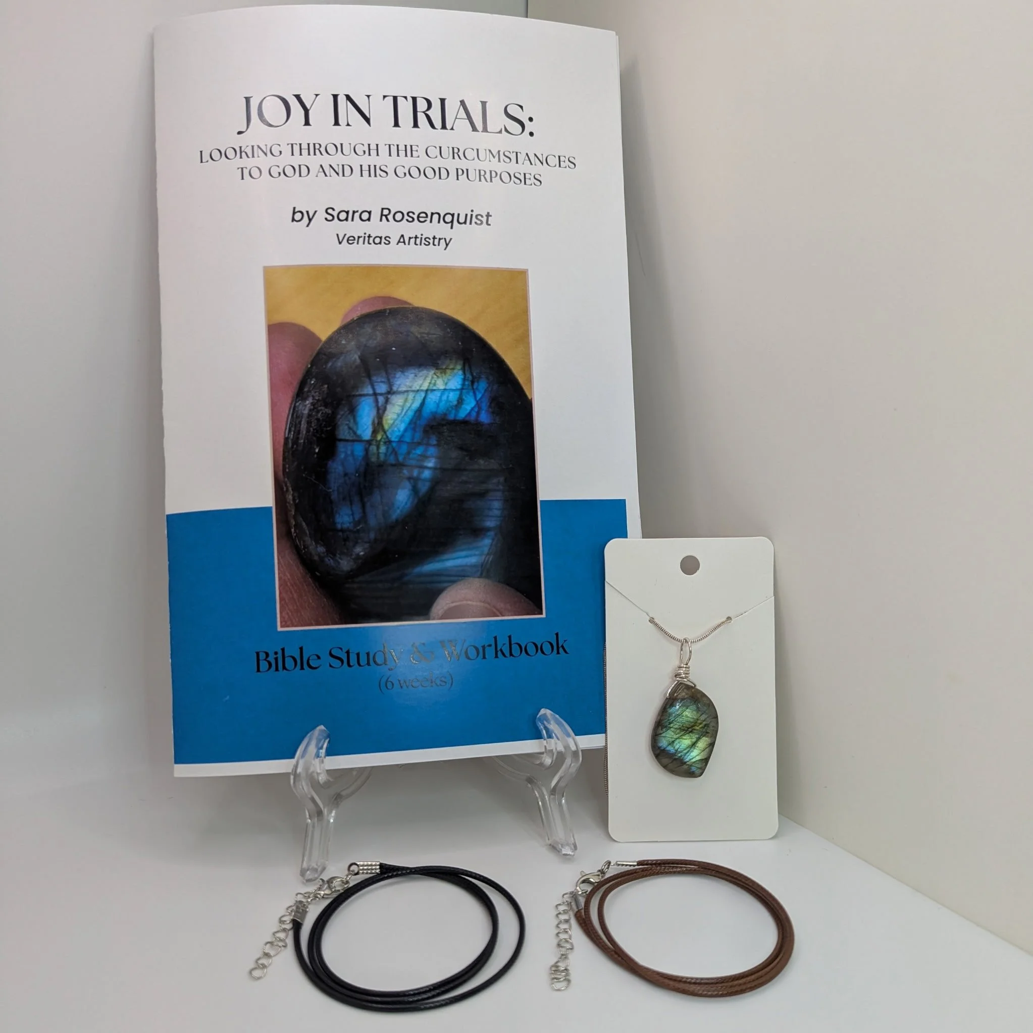 Joy in Trials Irregular Interchangeable Pendant and Bible Study Bundle