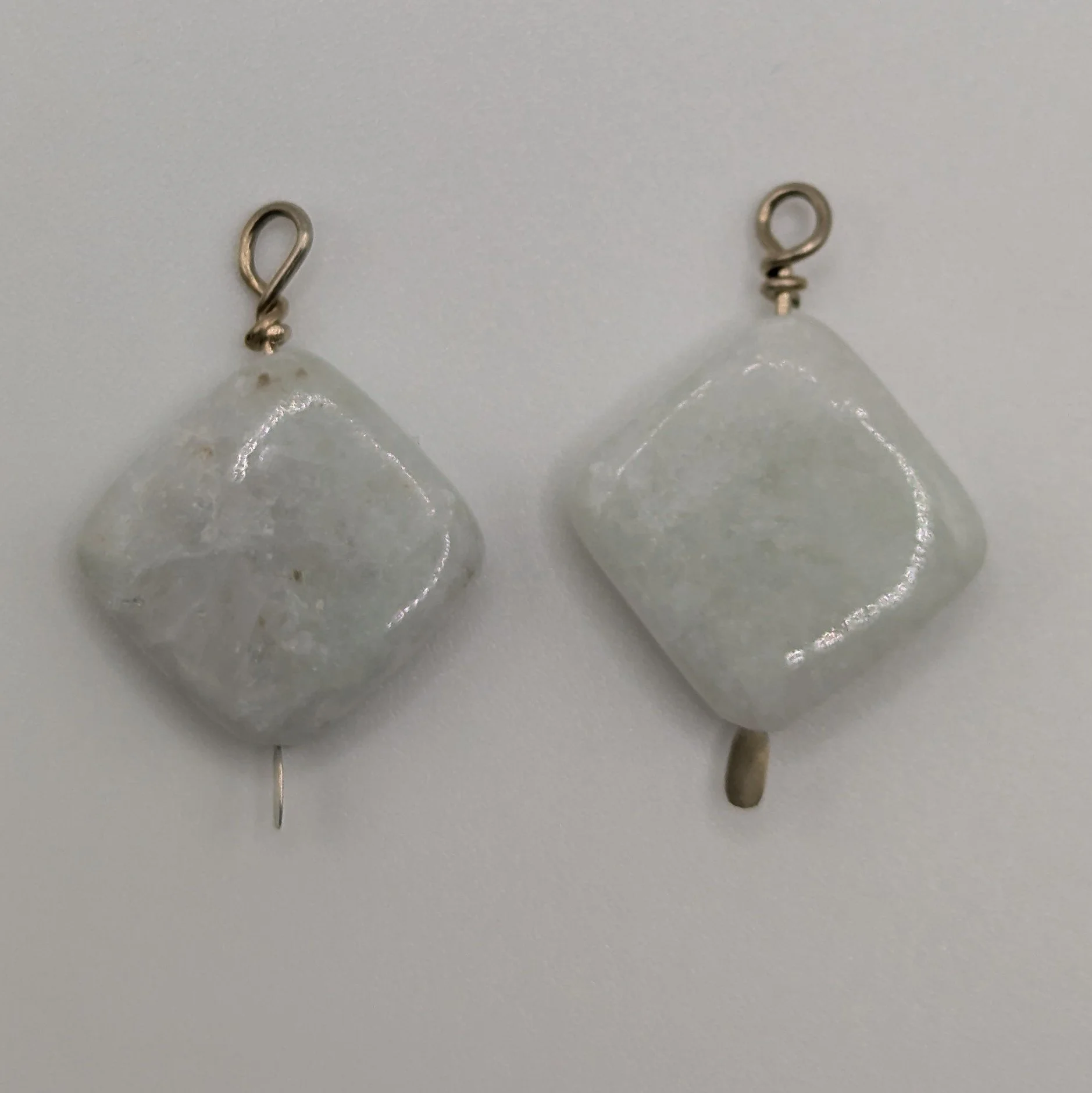 Amazonite Diamond-shaped Dangles- Embrace Your Season Collection