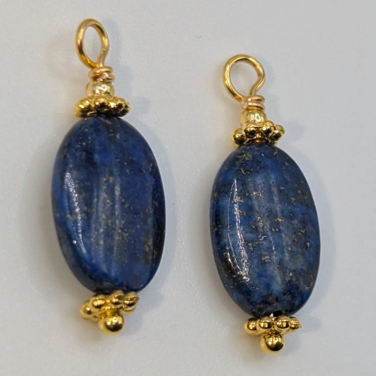 Lapis Lazuli Oval Dangles- Embrace Your Season Collection