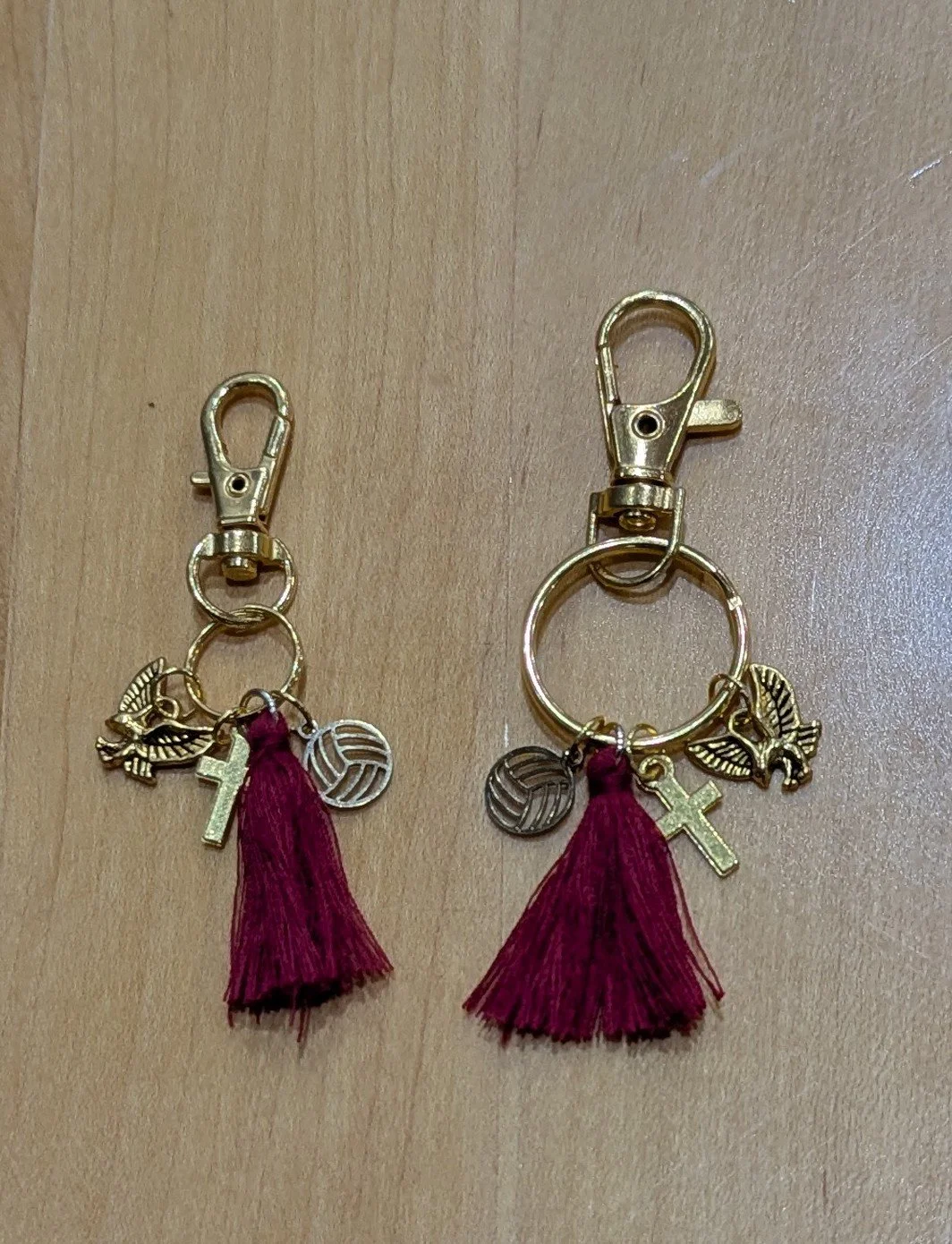 vball keychain gold with 2 sizes of rings.jpg