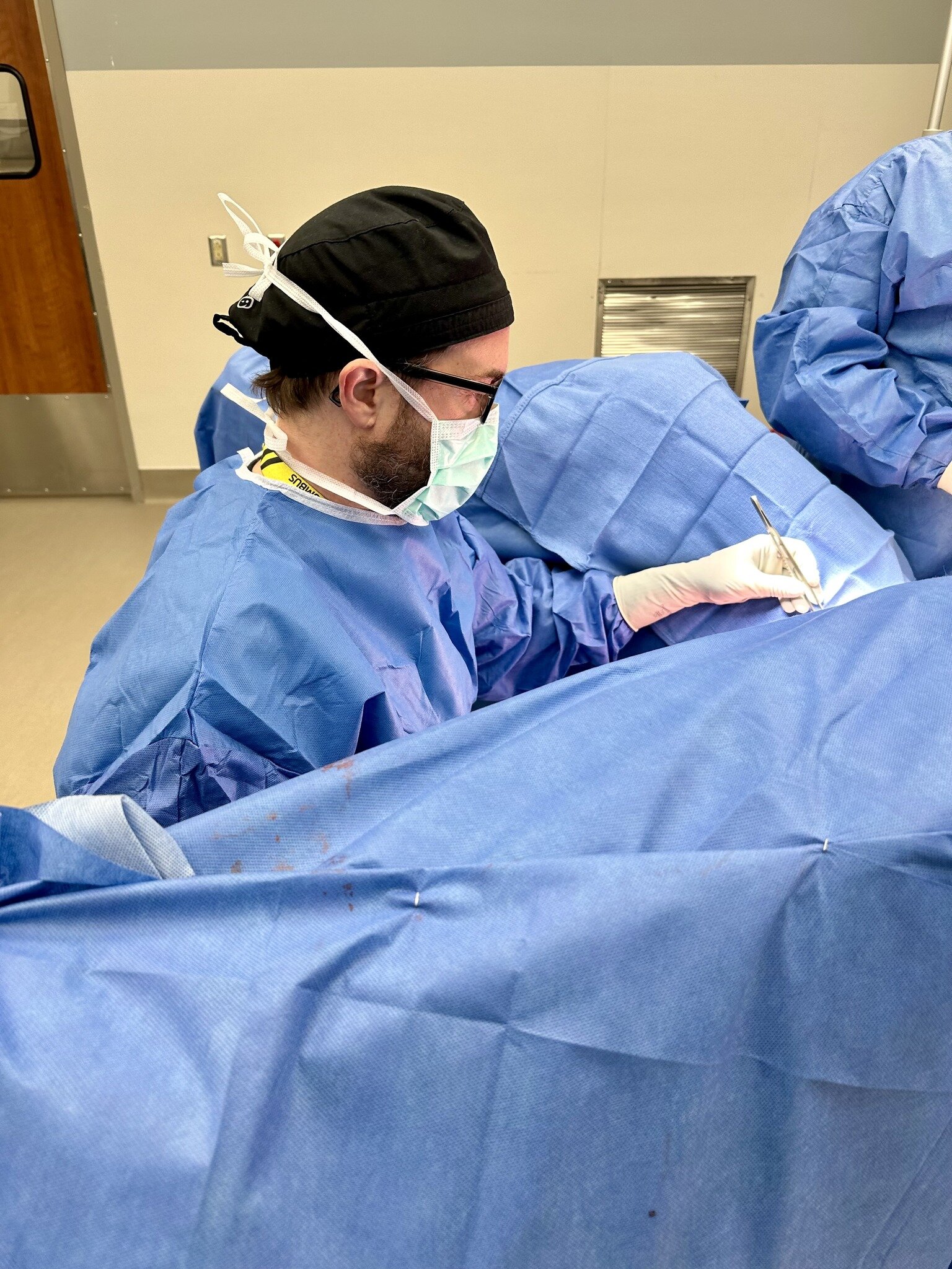 Dr. McClung and Michael were hard at work this week in the operating room.  We have a waitlist of patients waiting for surgery that extends well into the 2nd half of 2024.  We're so grateful for patients who patiently wait their turn and bring their 