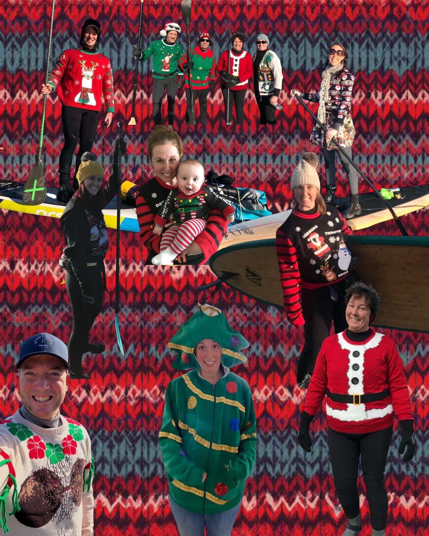 The goal was maximum ugly in one post. 1-10, let us know below how we did! 👇

You don&rsquo;t want to miss this year&rsquo;s Ugly Sweater Paddle! This Saturday at 1:30 out of Independence Park in Beverly; drinks to follow! 

Sign up is in the bio!