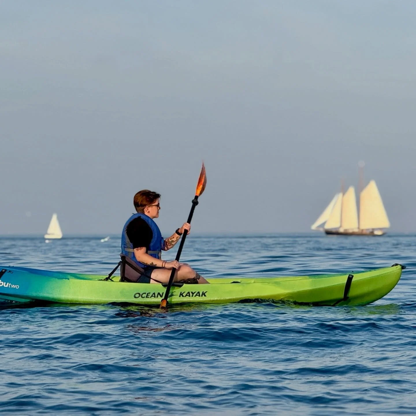 This was one of our favorite photos from last summer. It&rsquo;s not just the blue sky, and calm water, and beautiful sail boats gracing the background. 

It&rsquo;s knowing that they were experiencing a part of Salem so often overlooked: The quiet c