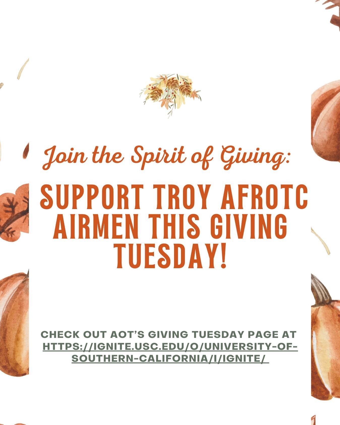 Want to support the Airmen of Troy? You&rsquo;re in luck because starting tomorrow (21 Nov) our Ignite USC page is going live! Ignite USC is a crowdfunding program designed to help raise funding and awareness for a variety of USC affiliated projects 