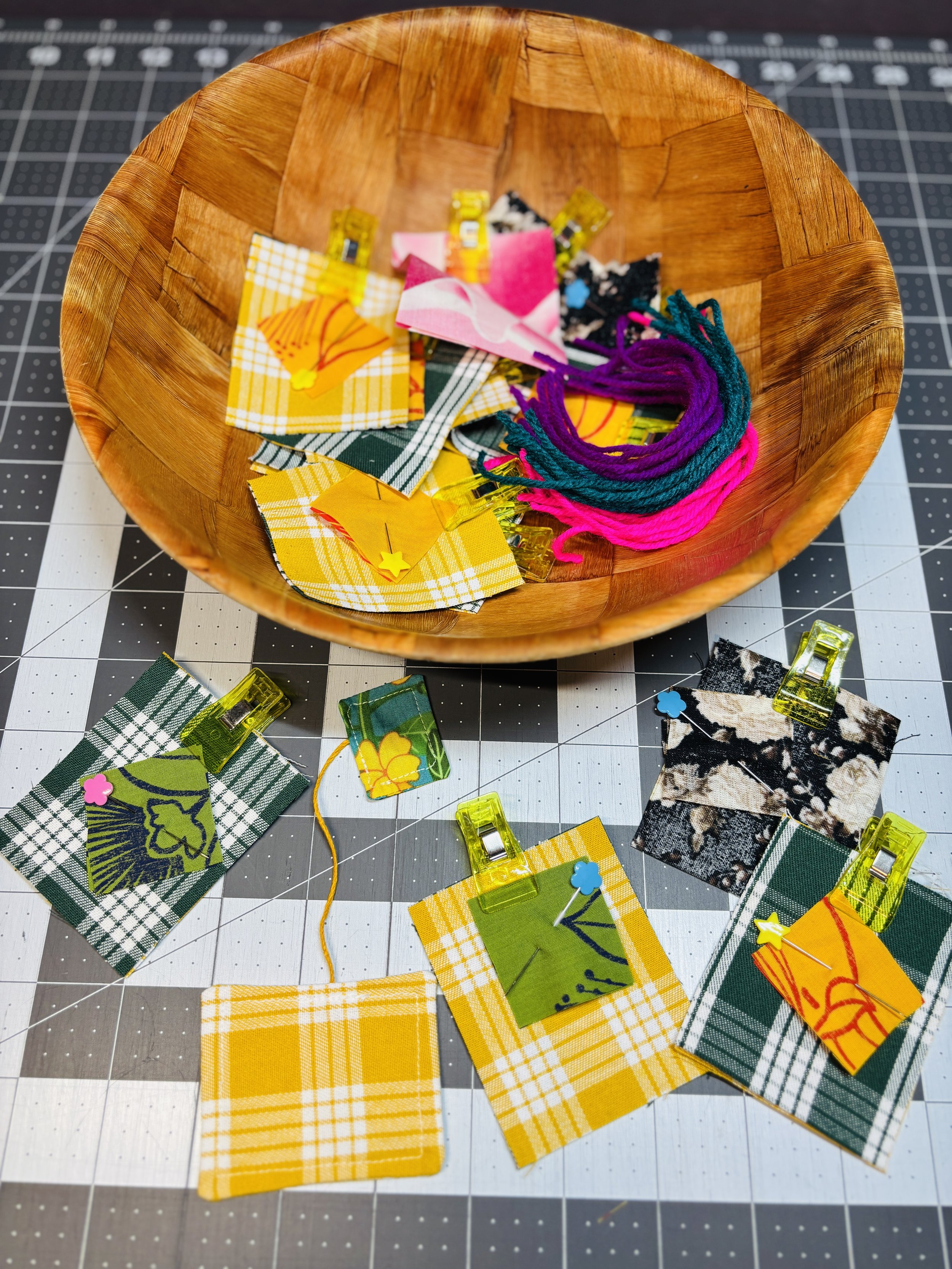 Handmade Fabric Tea Bag Bookmarks