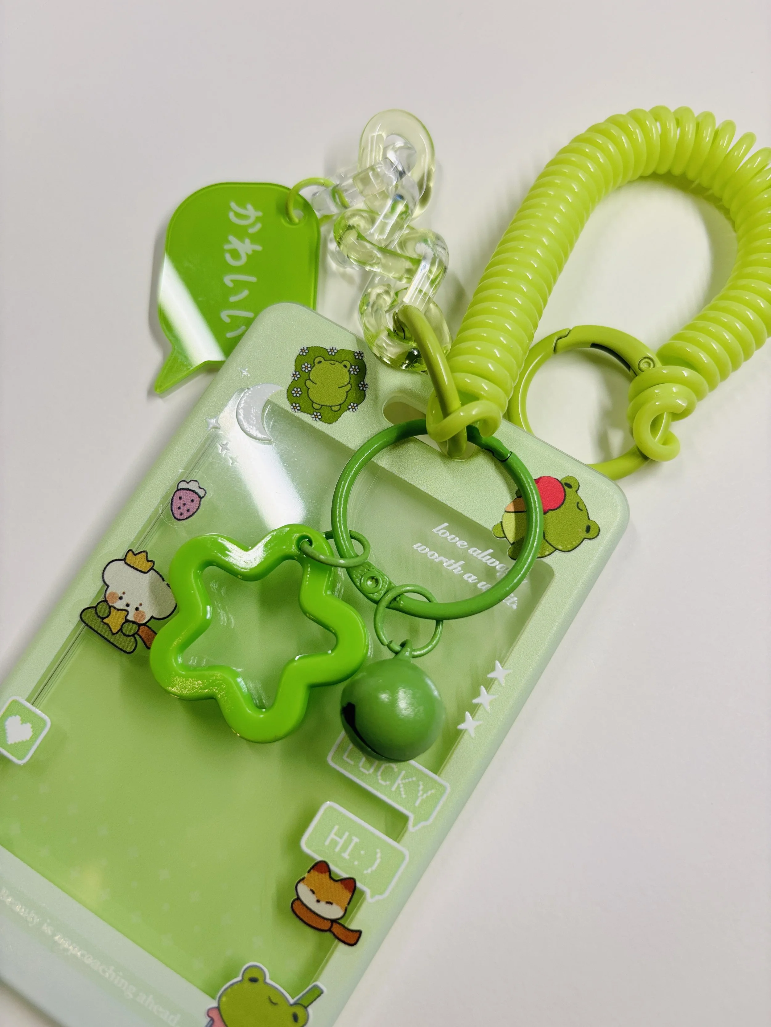 Cute Custom Photo Card Holder Key Chain