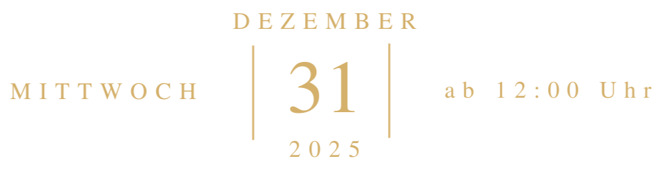 Silverster Dinner Party am 31. Dezember 2025