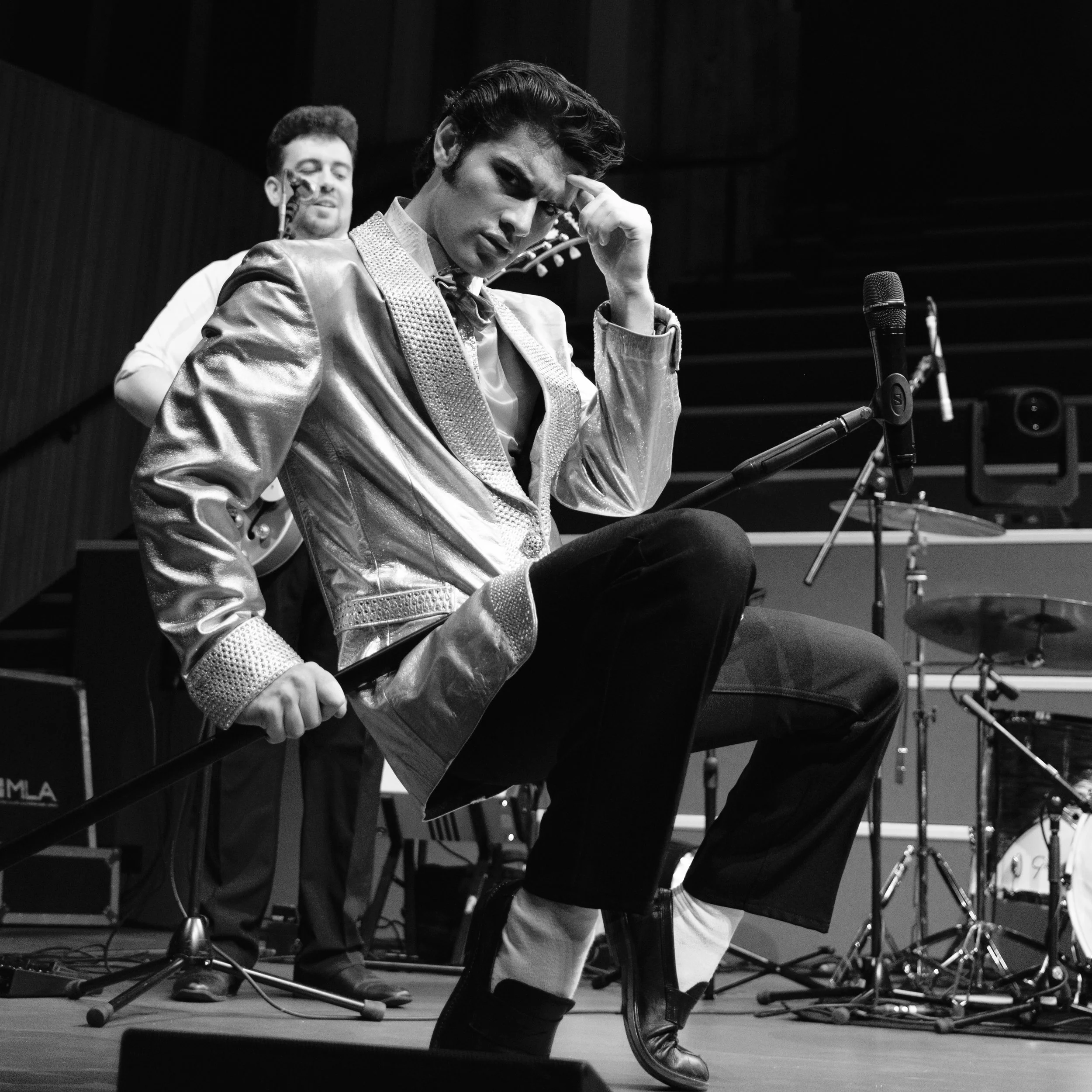 Emilio Santoro as Elvis at The Halls Norwich