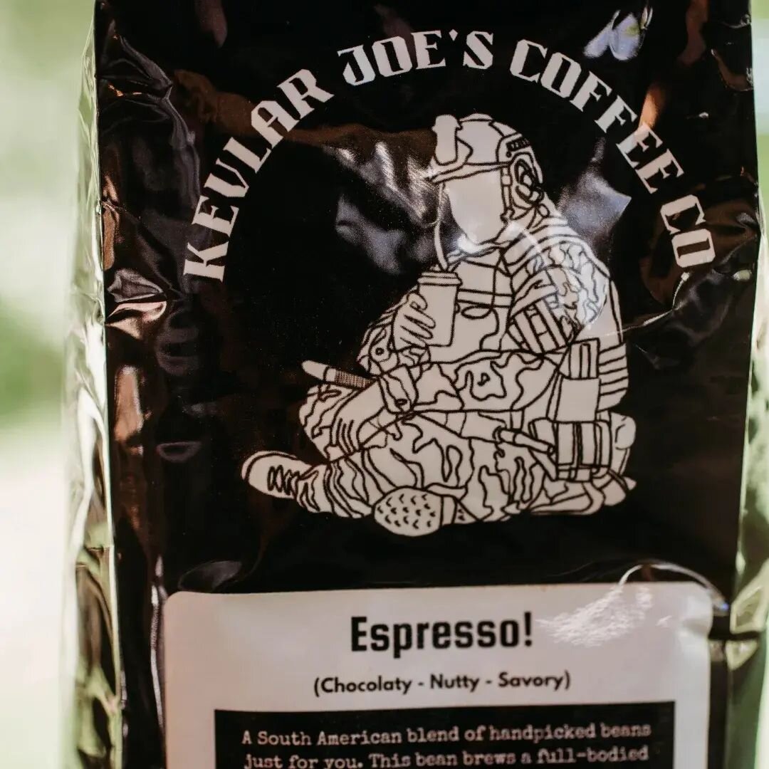 Yes, we have Espresso now! A South American Blend of handpicked beans just for you! These beans brew a full-bodied and robust espresso with low acidity.

#espresso
#veteranownedbusiness 
#smallbatchroaster 
#Coffee 
#darkroastcoffee