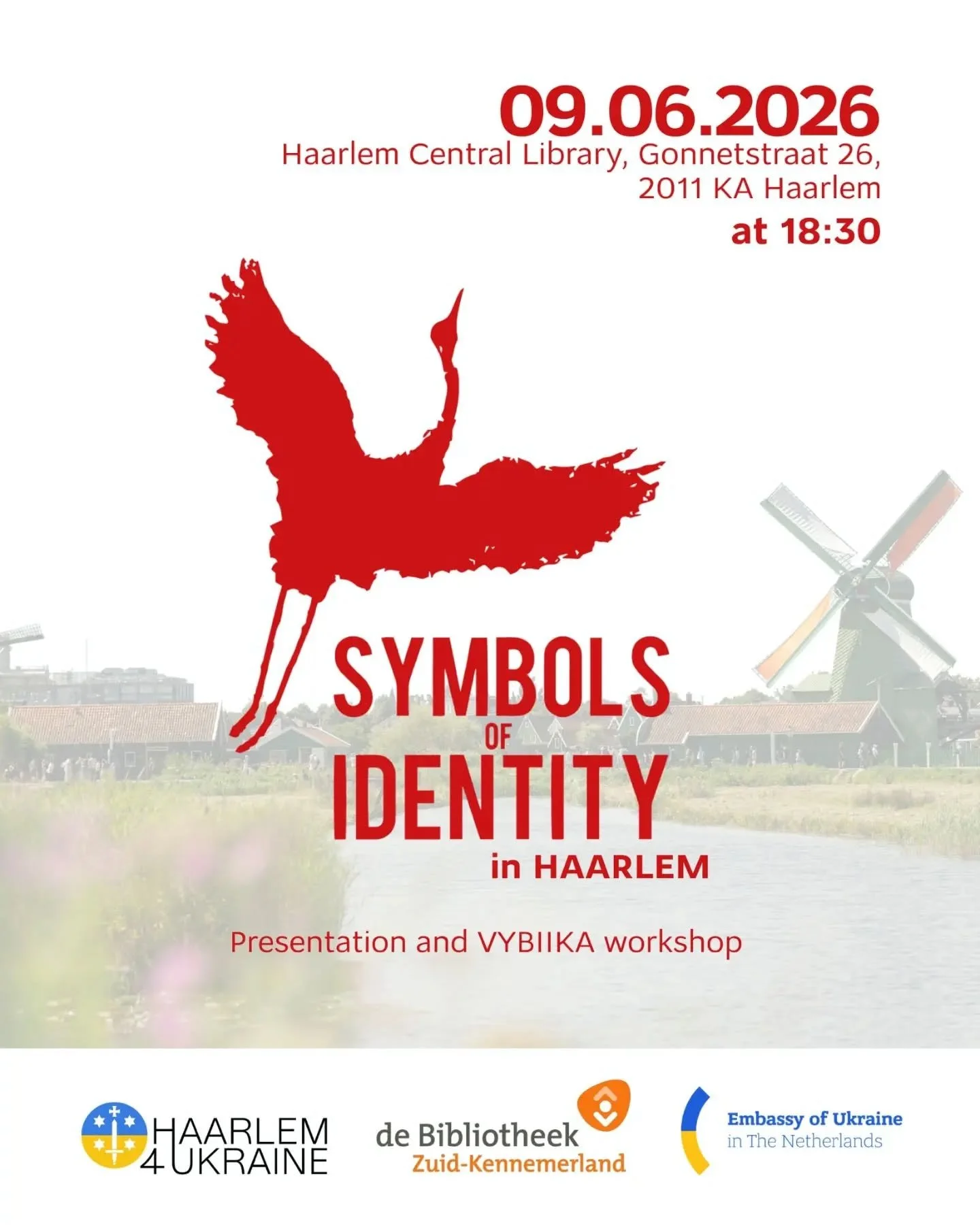 Join us on 9th of June at 18:30 at the Haarlem Center Library for a unique hands-on workshop in traditional Ukrainian vybiika - a folk textile-printing technique in which patterns are stamped onto fabric using hand-carved wooden blocks and textile dy