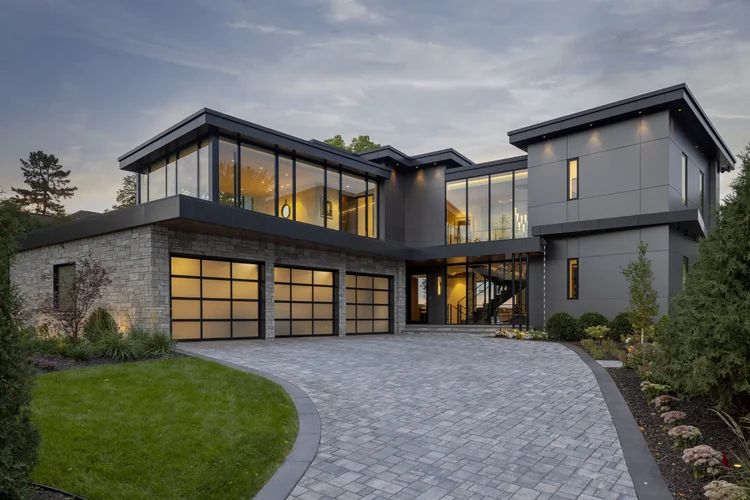 Medicine Lake Contemporary — Twin Cities Custom Home Builder Mark D. Williams Custom Homes