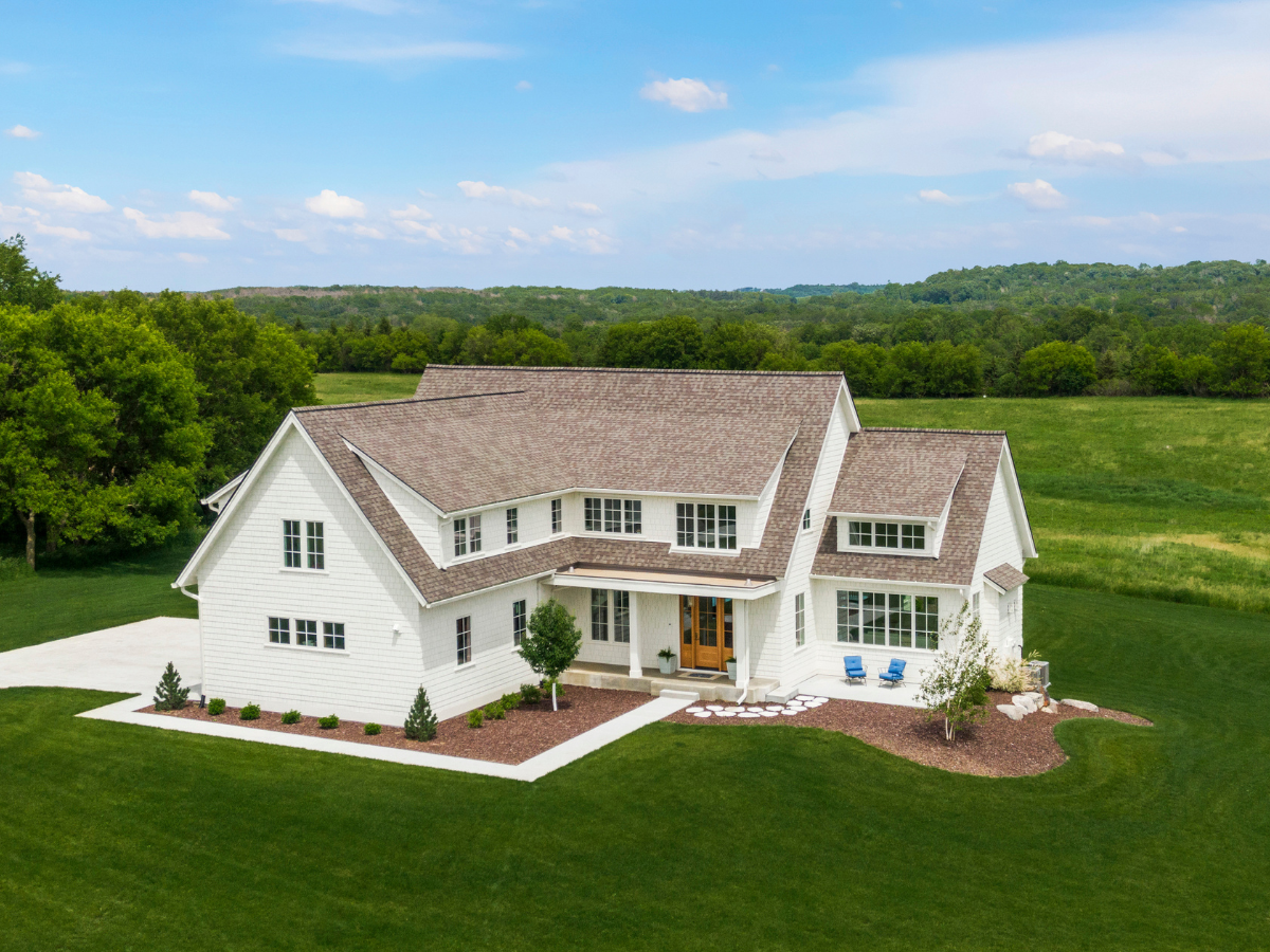 Fancy Rural House Modern Green Architecture Custom Homes Custom Home Building In The