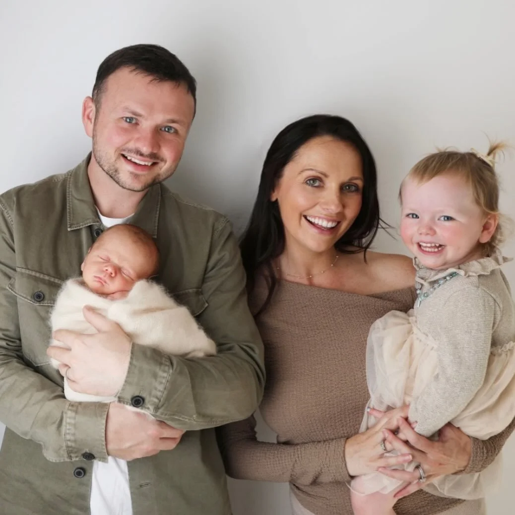 I photographed big sister when she was just days old, and now I had the joy of meeting her baby brother. Watching families grow is truly the best part of this job. #newbornphotography #newbornphotographer #siblings #familyoffour #guildfordnewborn #gu