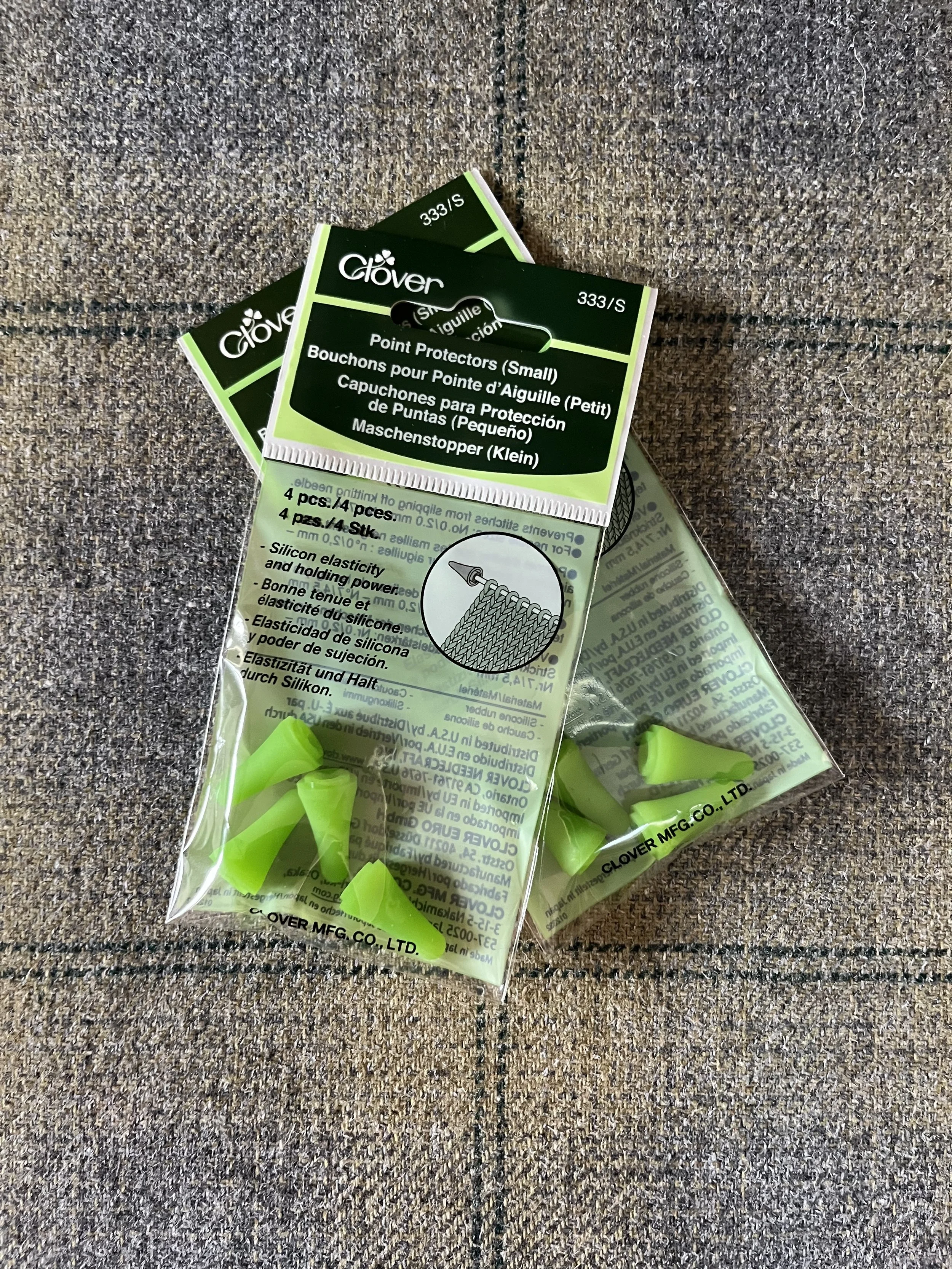 Clover puntbeschermers (klein naald 2-4,5 mm) /Bouchons pour Pointe d'Aiguille (petit aiguille 2-4,5 mm)