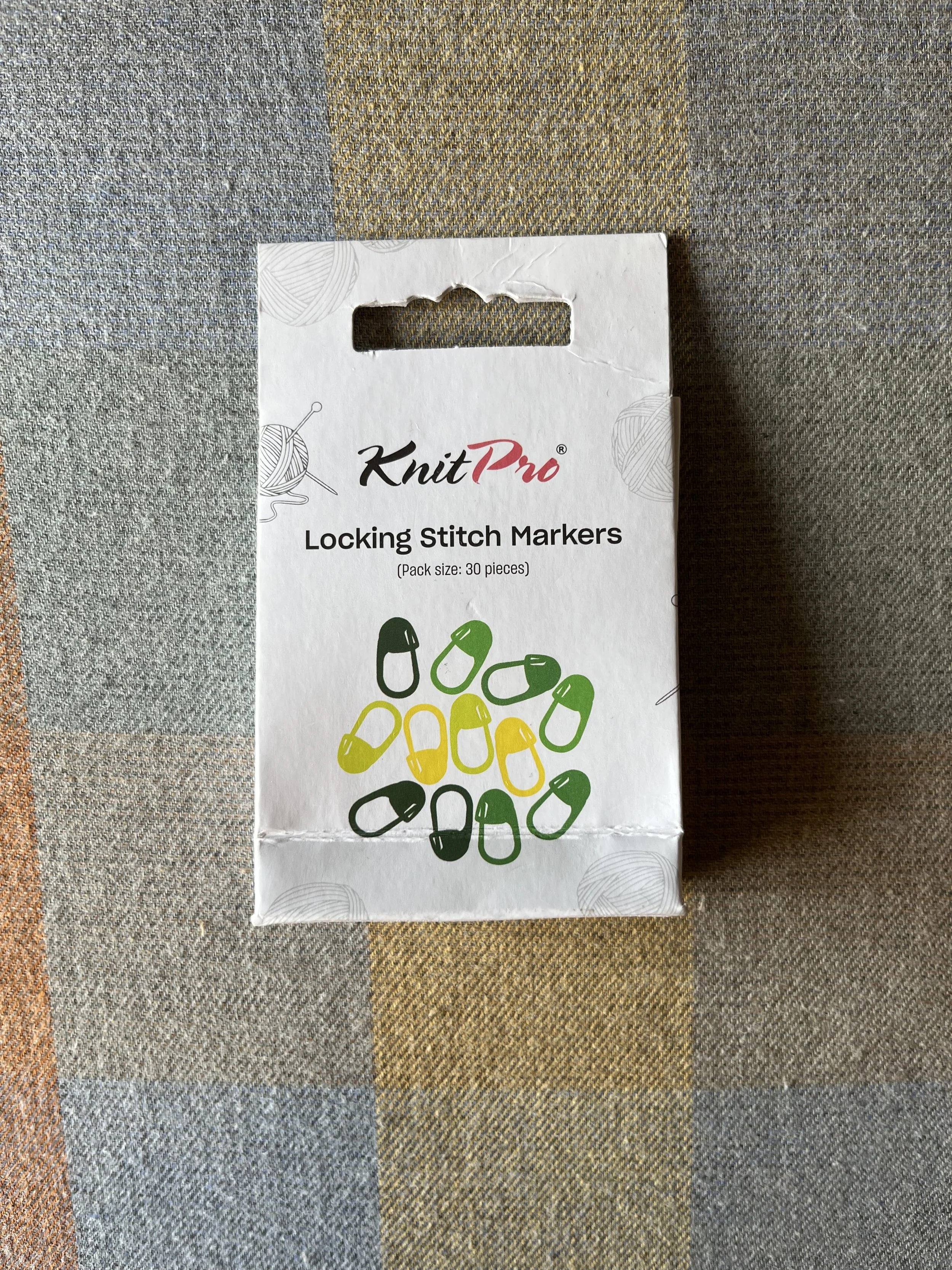 Knit Pro Locking Stitch Markers/ Marqueurs en plastique (30)